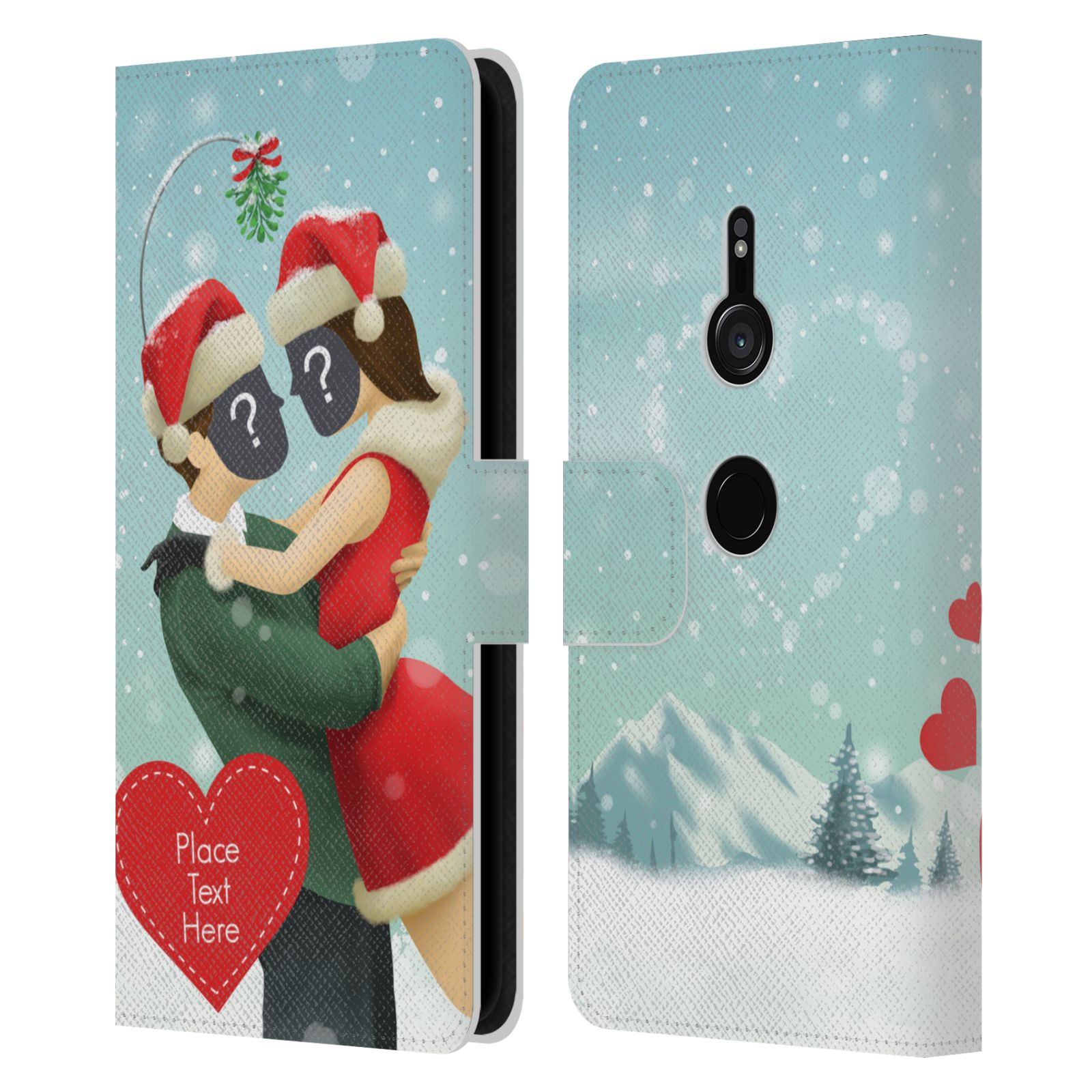 FUNDA DE LIBRO DE CUERO DE NAVIDAD PERSONALIZADA PERSONALIZADA PARA TELÉFONOS SONY 1 - Imagen 10 de 13