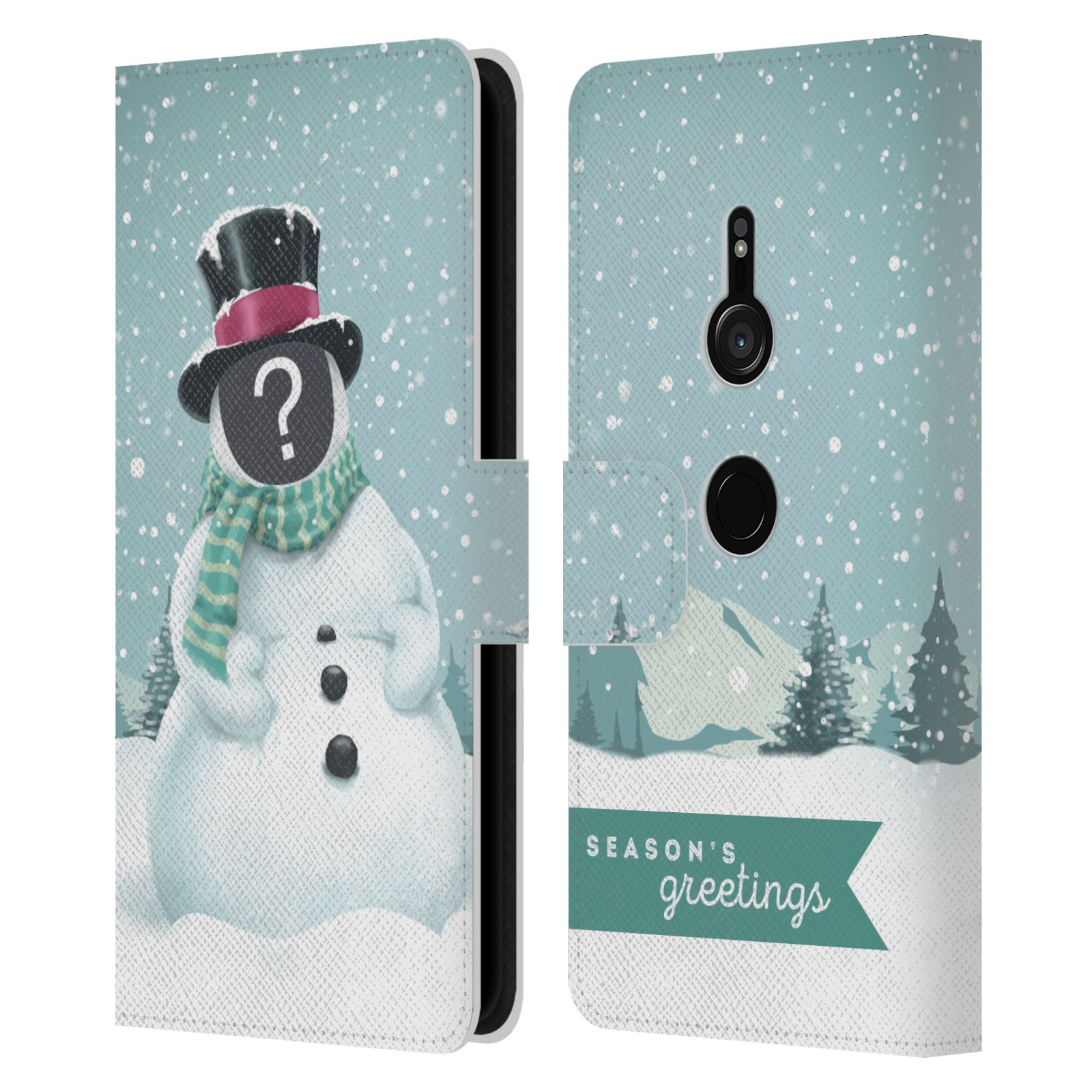 FUNDA DE LIBRO DE CUERO DE NAVIDAD PERSONALIZADA PERSONALIZADA PARA TELÉFONOS SONY 1 - Imagen 13 de 13