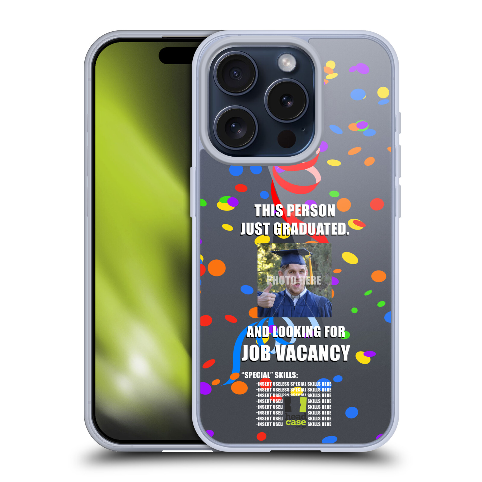FUNDA DE GEL SUAVE PERSONALIZADA GRADUACIÓN SENTITIONS PARA TELÉFONOS APPLE iPHONE - Imagen 9 de 11
