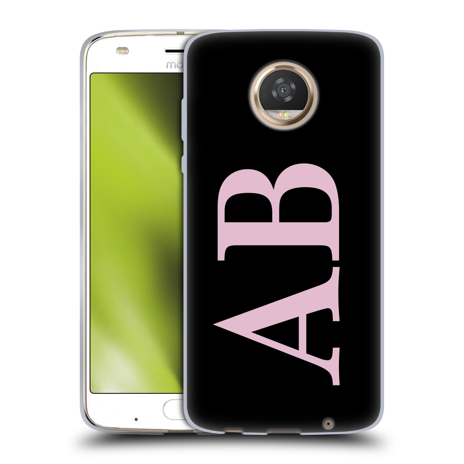 CUSTOM CUSTOMISED PERSONALISED INITIALS SOFT GEL CASE FOR MOTOROLA PHONES - Picture 8 of 9