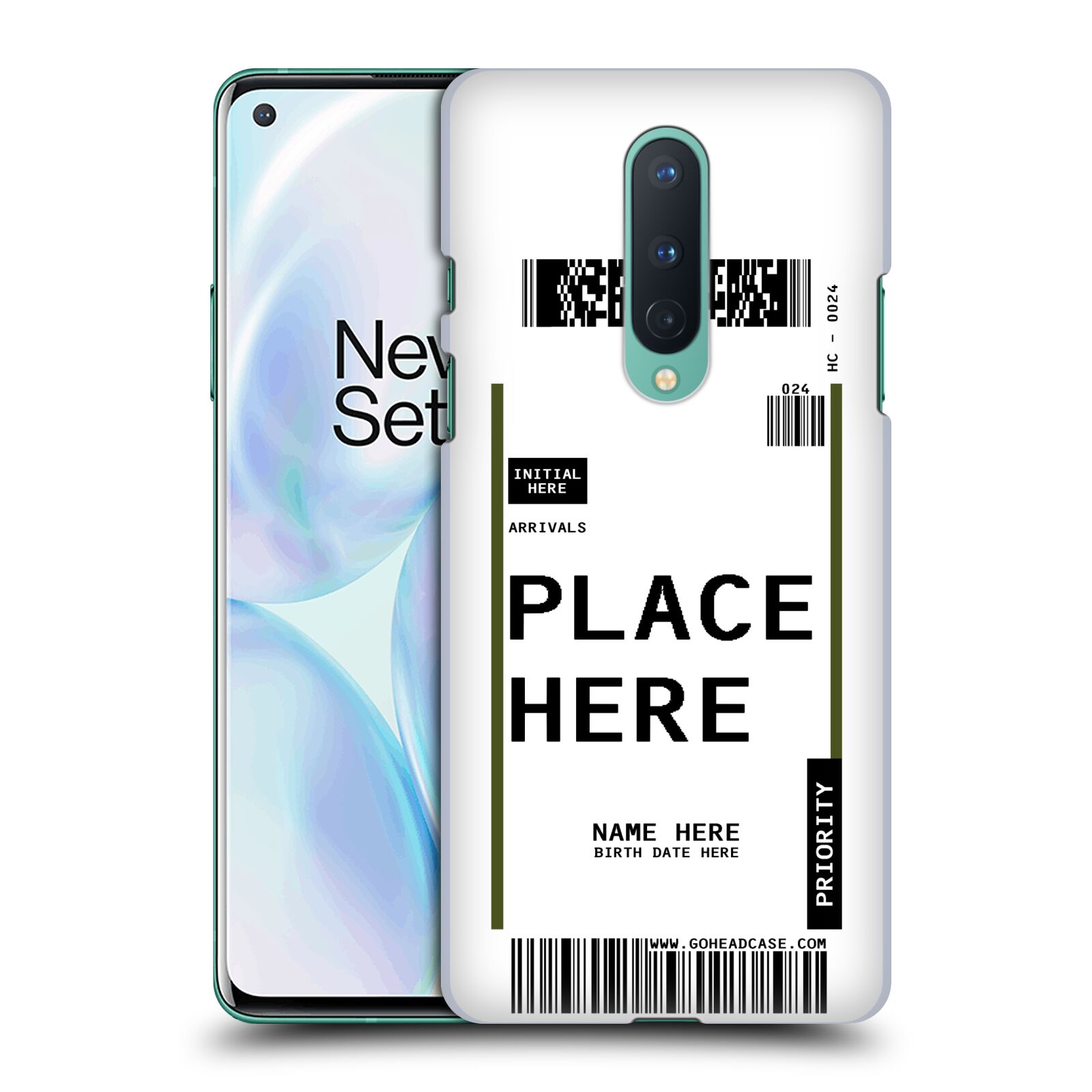 CUSTOM CUSTOMIZED PERSONALIZED LUGGAGE TAGS BACK CASE FOR OPPO PHONES