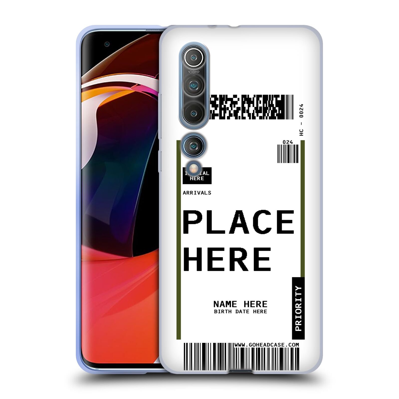 CUSTOM CUSTOMIZED PERSONALIZED LUGGAGE TAGS SOFT GEL CASE FOR XIAOMI PHONES