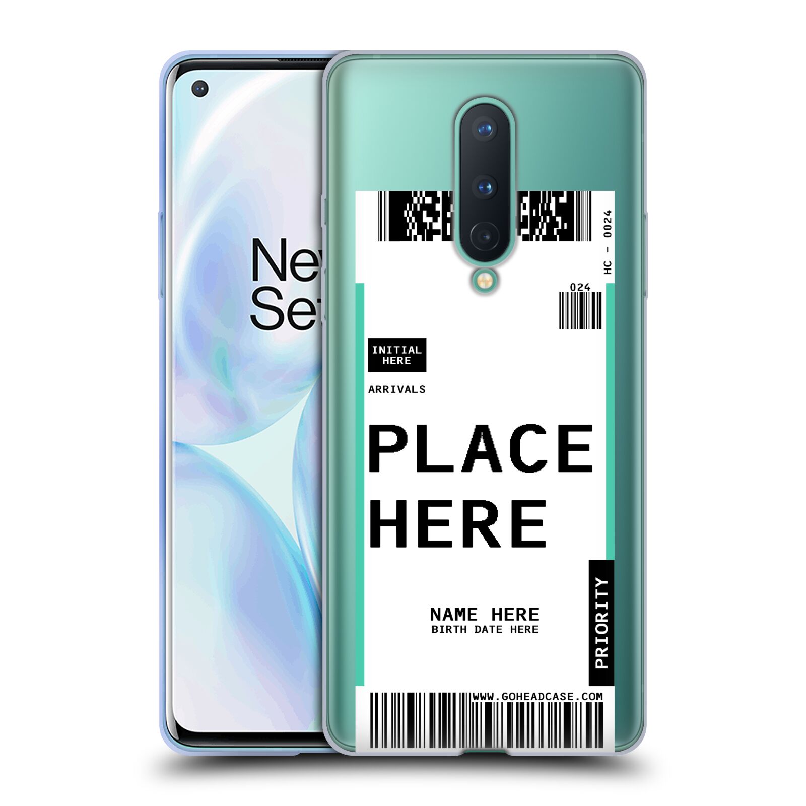 CUSTOM CUSTOMIZED PERSONALIZED LUGGAGE TAGS GEL CASE FOR GOOGLE ONEPLUS PHONES