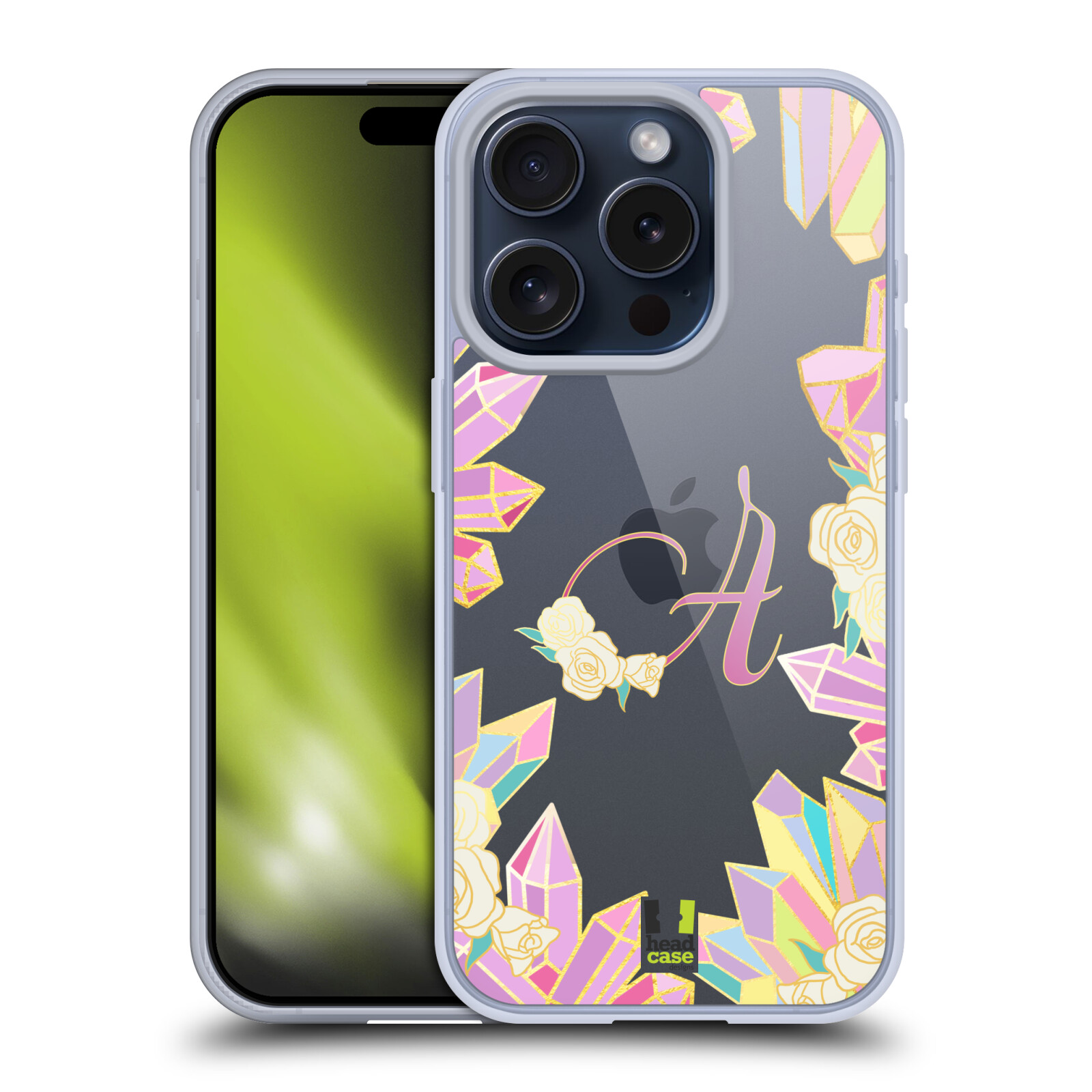 CUSTOM CUSTOMISED PERSONALISED TRENDY MONOGRAMS GEL CASE FOR APPLE iPHONE PHONES - Picture 9 of 13