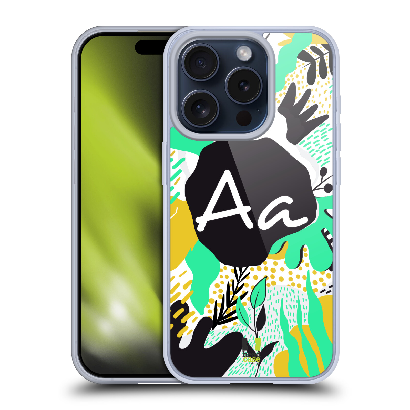 CUSTOM CUSTOMISED PERSONALISED TRENDY MONOGRAMS GEL CASE FOR APPLE iPHONE PHONES - Picture 10 of 13