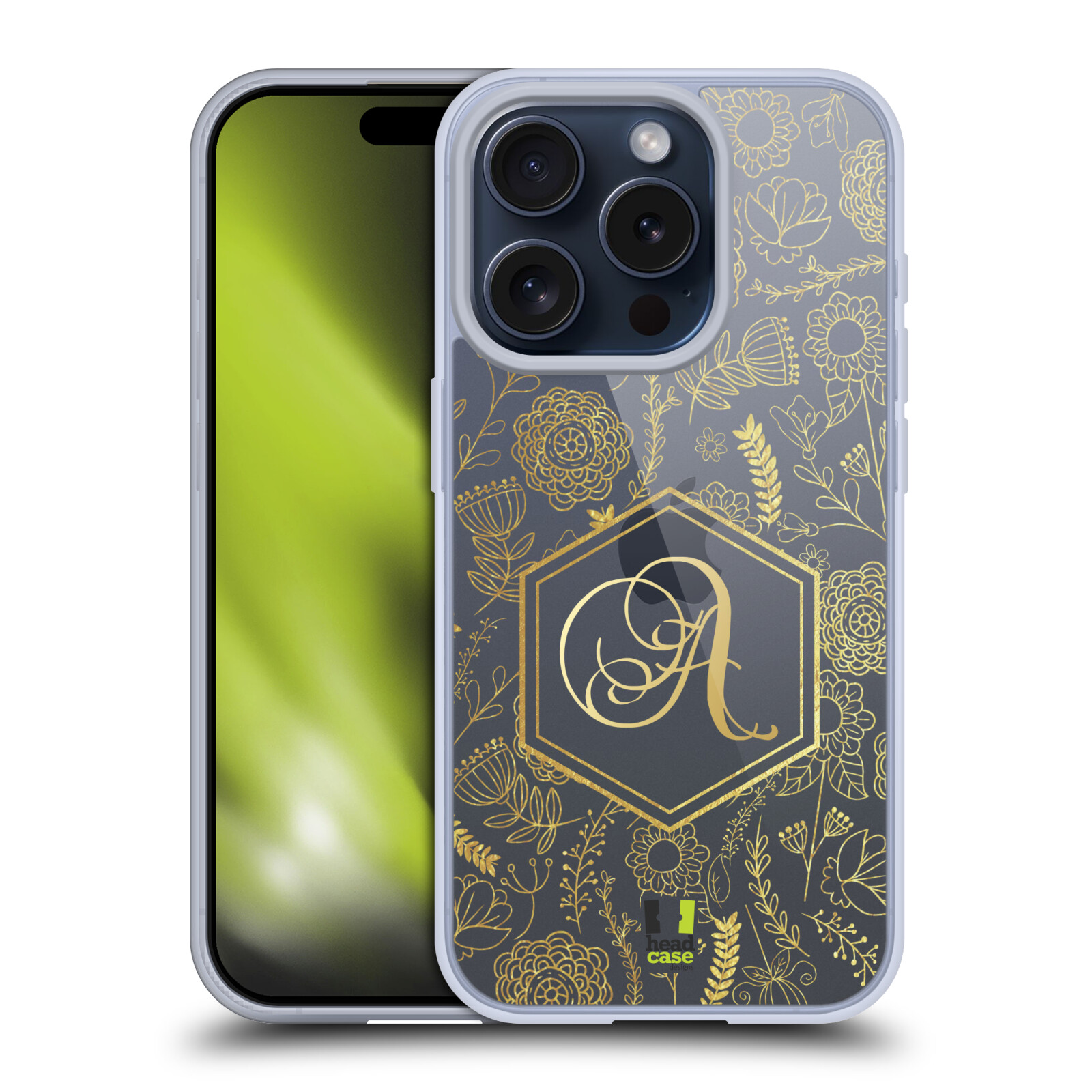 CUSTOM CUSTOMISED PERSONALISED TRENDY MONOGRAMS GEL CASE FOR APPLE iPHONE PHONES - Picture 11 of 13