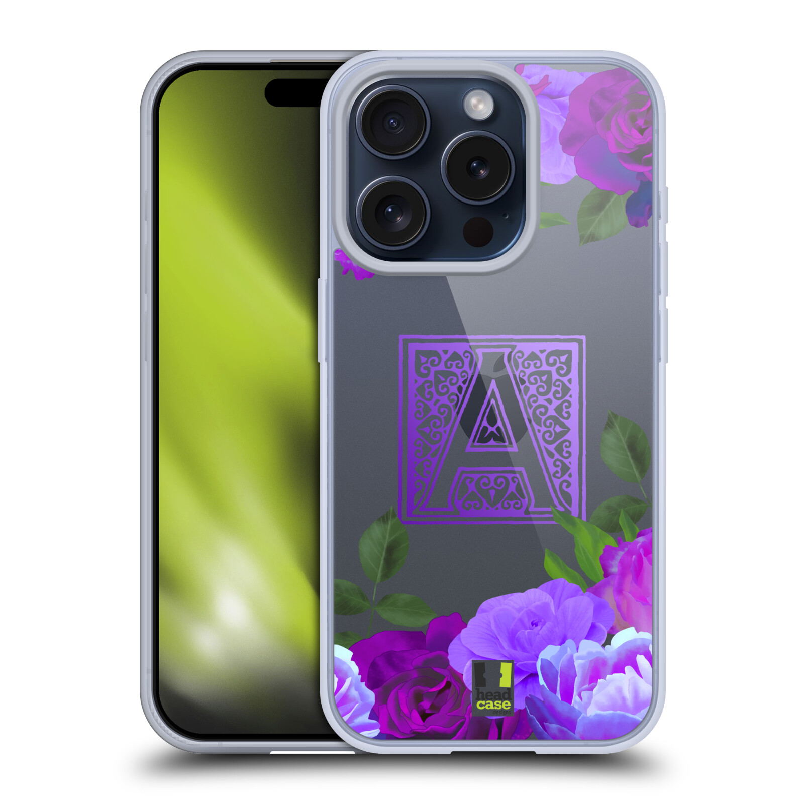 CUSTOM CUSTOMISED PERSONALISED TRENDY MONOGRAMS GEL CASE FOR APPLE iPHONE PHONES - Picture 12 of 13