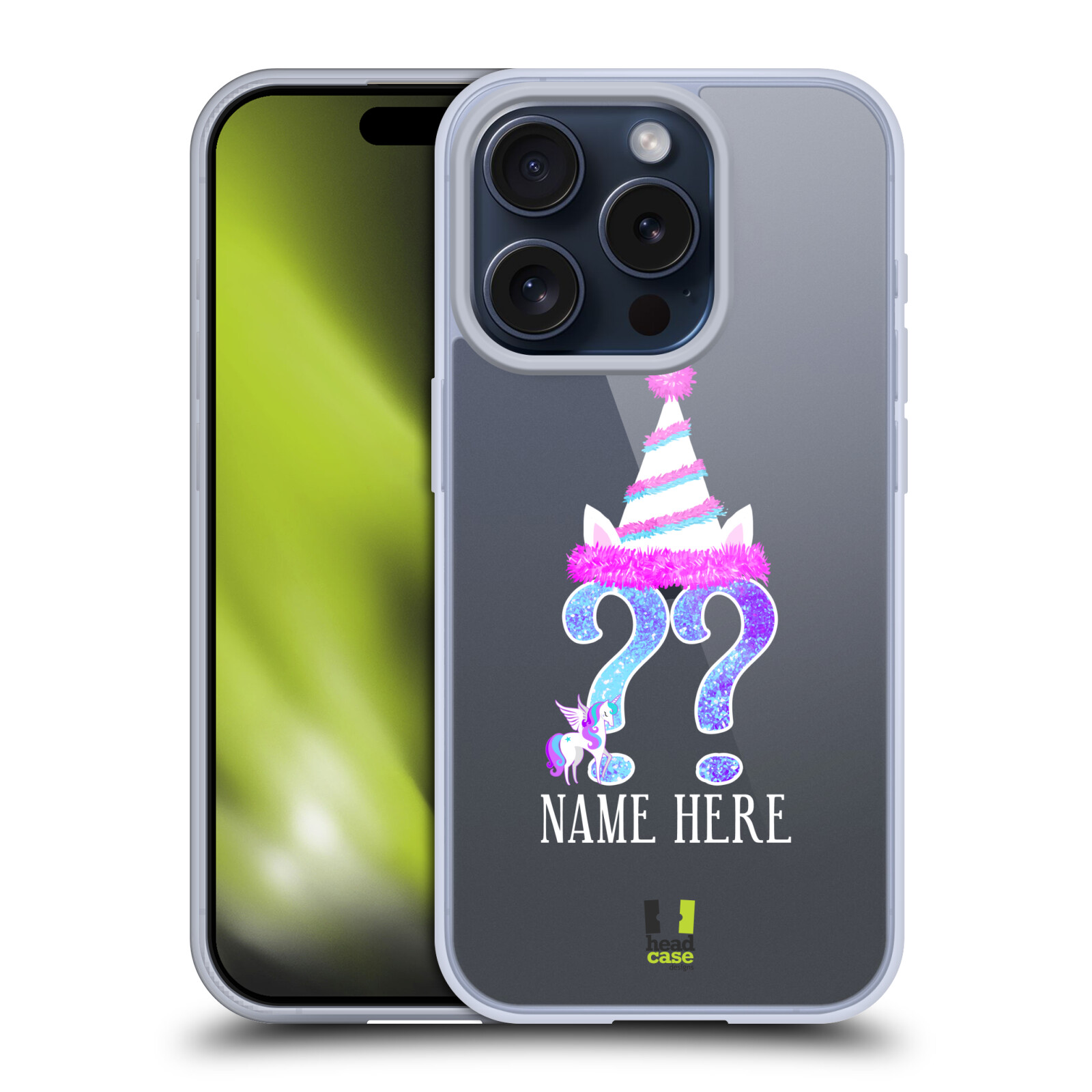 CUSTOM CUSTOMIZED PERSONALIZED UNICORN CASES GEL CASE FOR APPLE iPHONE PHONES - Picture 8 of 12