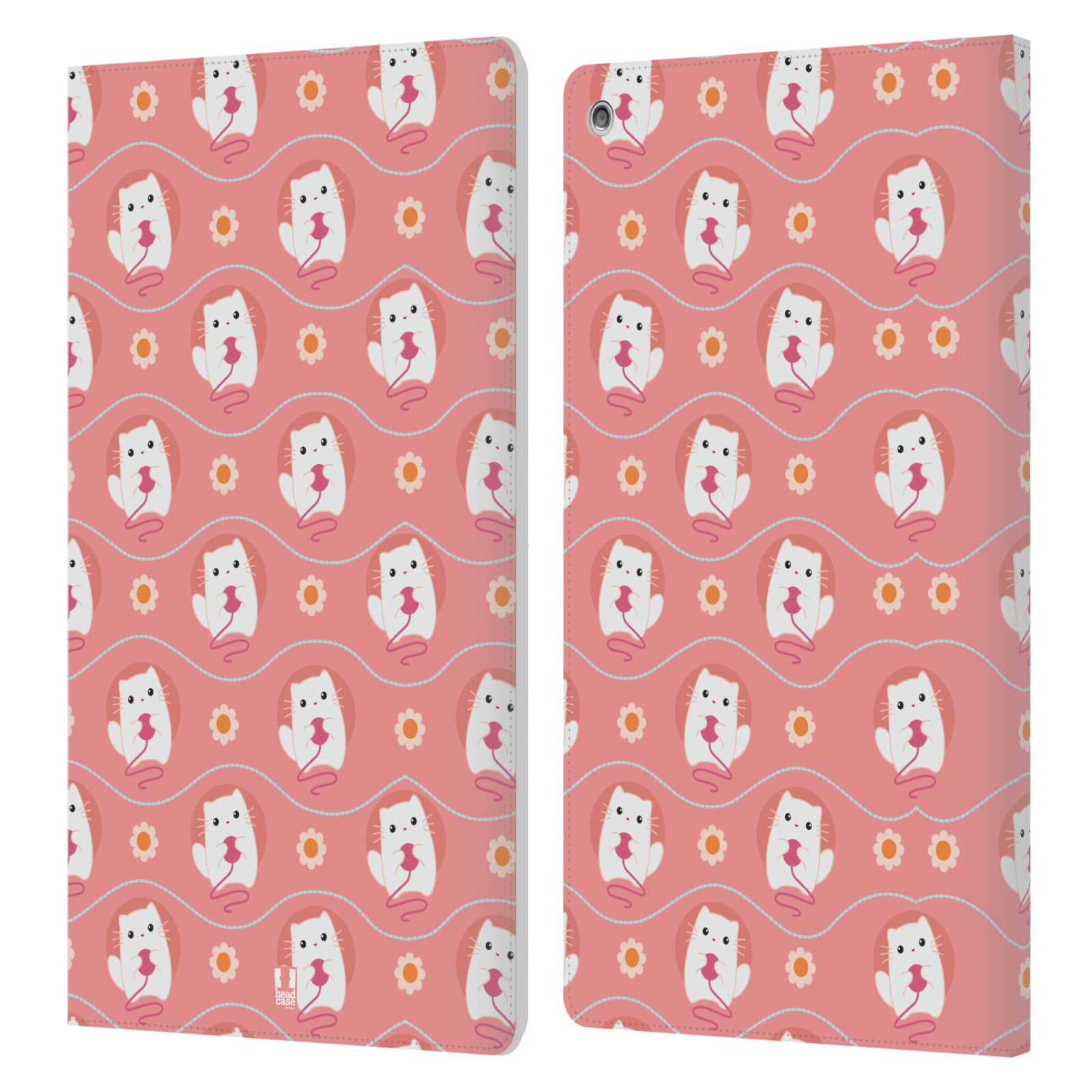 FUNDA BILLETERA HEAD CASE DESIGNS CON DIBUJO DE ANIMALES LINDOS PARA AMAZON FIRE - Imagen 9 de 11