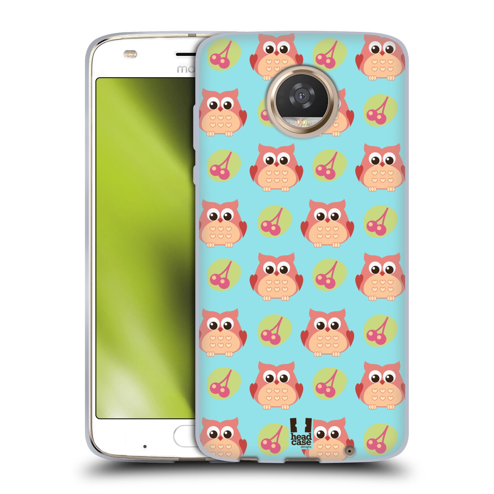 HEAD CASE DESIGNS CUTIE ANIMAL PATTERNS GEL CASE & WALLPAPER FOR MOTOROLA PHONES - Picture 11 of 12