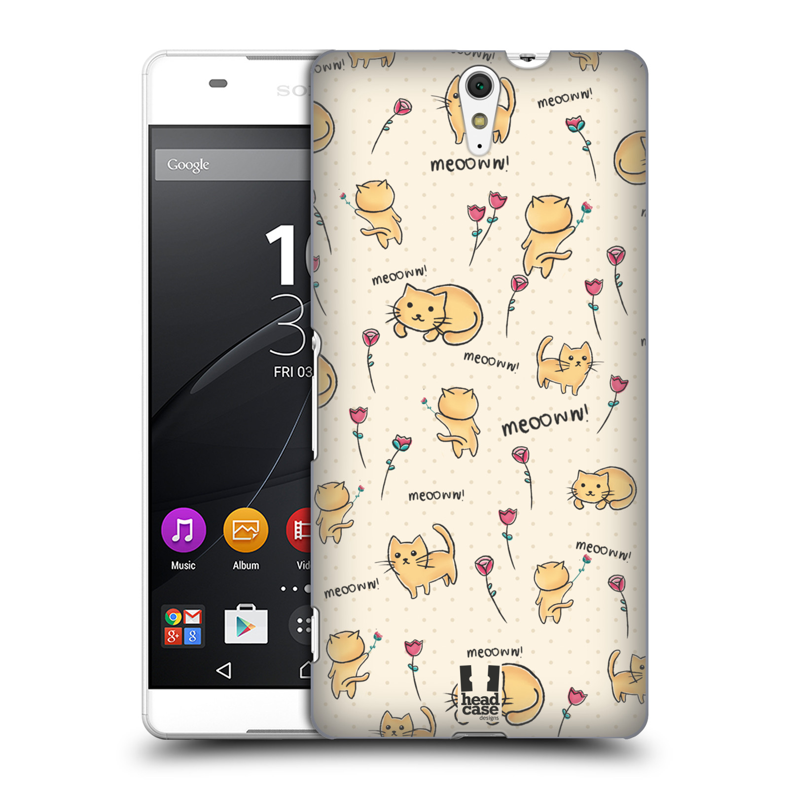 HEAD CASE DESIGNS CUTESY DOODLES HARD BACK CASE & WALLPAPER FOR SONY PHONES 2 - Picture 9 of 12