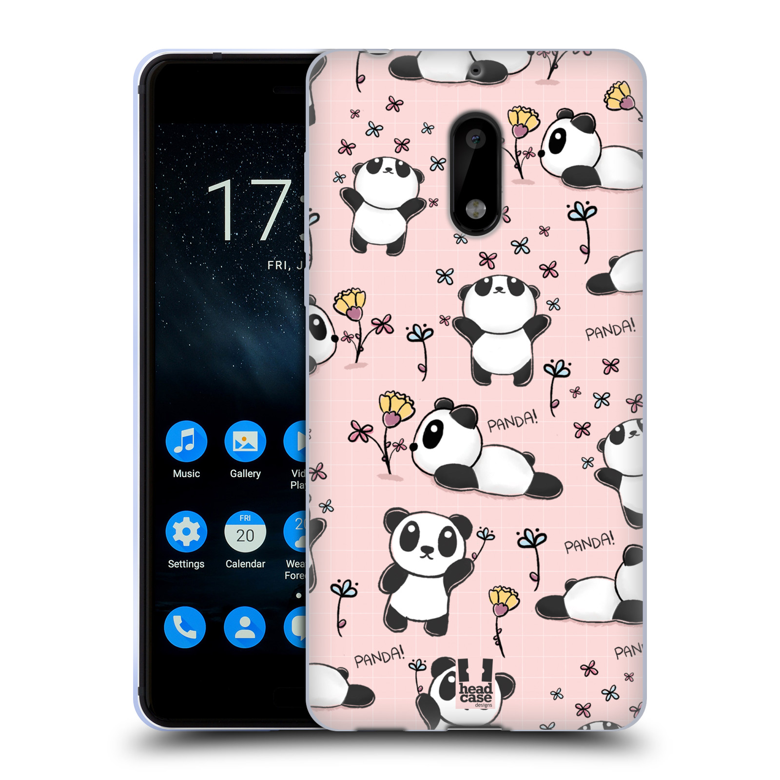 HEAD CASE DESIGNS CUTESY GARABATOS FUNDA DE GEL SUAVE Y PAPEL TAPIZ PARA TELÉFONOS NOKIA 1 - Imagen 9 de 11
