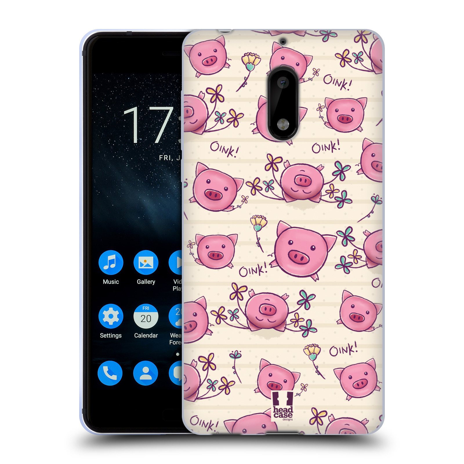 HEAD CASE DESIGNS CUTESY GARABATOS FUNDA DE GEL SUAVE Y PAPEL TAPIZ PARA TELÉFONOS NOKIA 1 - Imagen 10 de 11