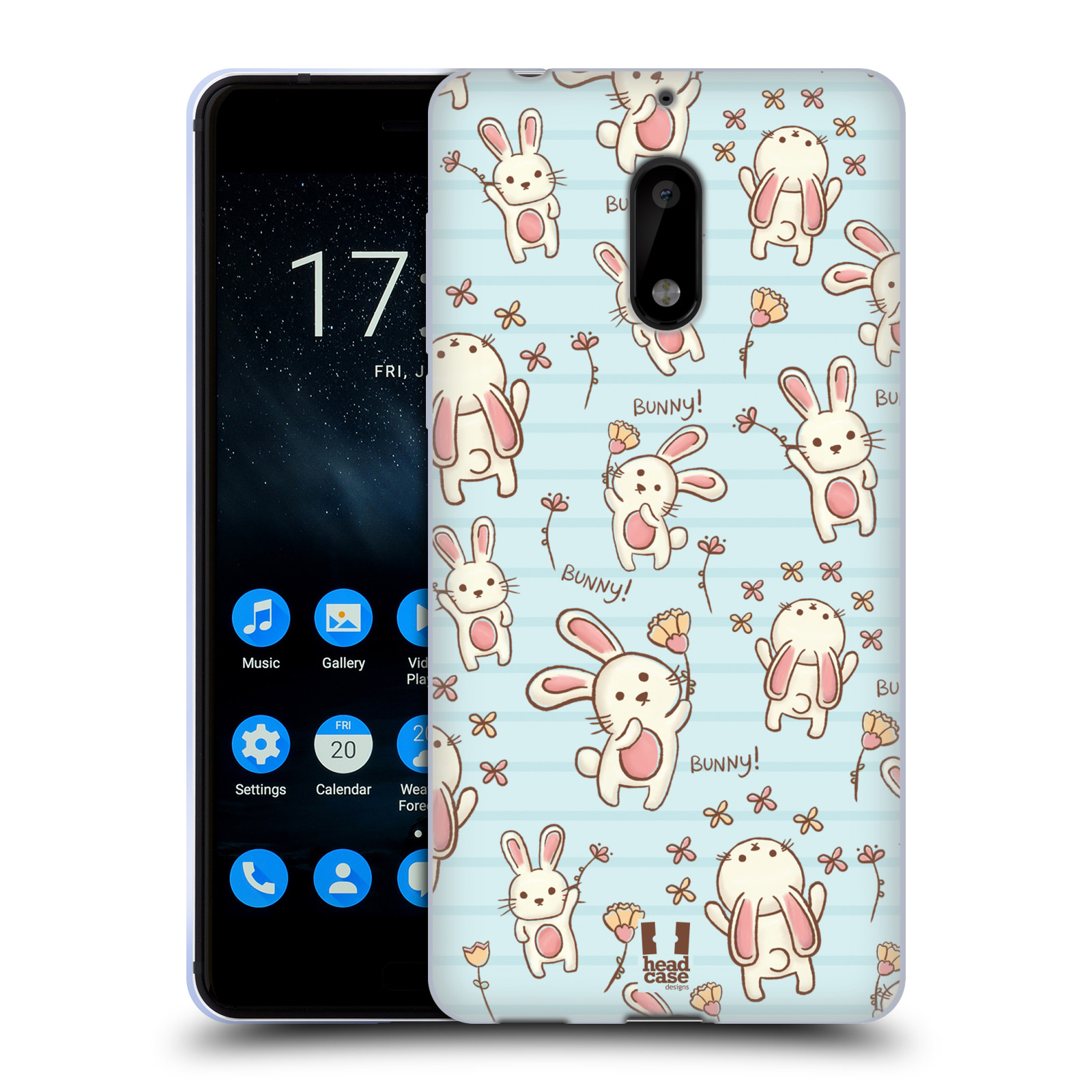 HEAD CASE DESIGNS CUTESY GARABATOS FUNDA DE GEL SUAVE Y PAPEL TAPIZ PARA TELÉFONOS NOKIA 1 - Imagen 11 de 11