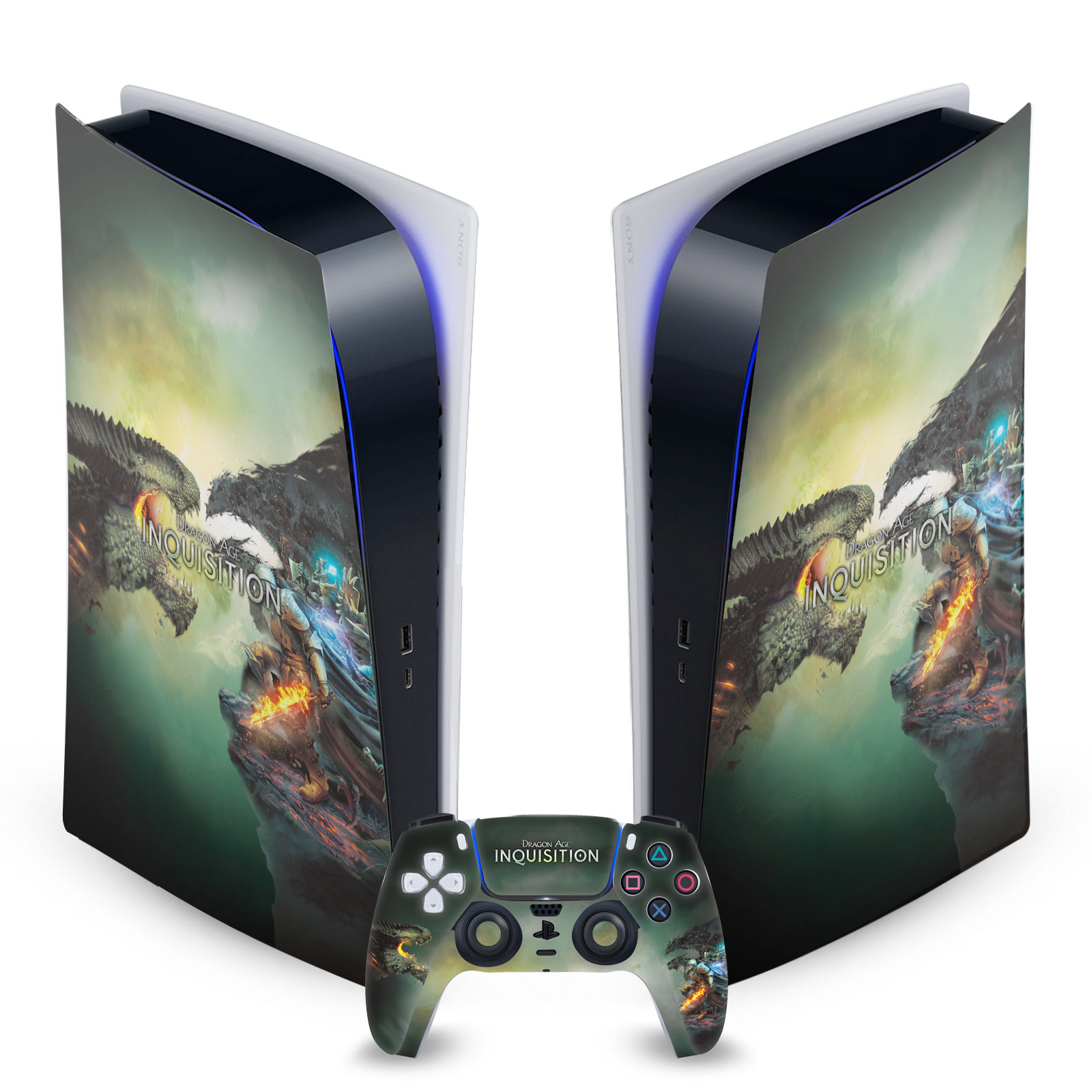 DRAGON AGE INQUISITION GRAPHICS VINYL SKIN FOR SONY PS5 DIGITAL EDITION BUNDLE