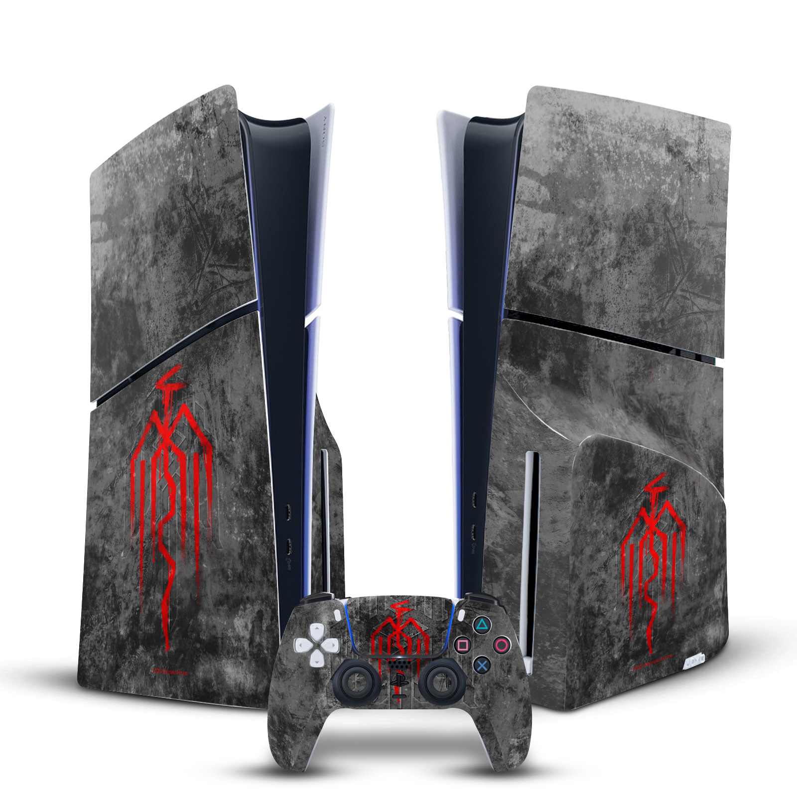 EA BIOWARE DRAGON AGE HERALDRY VINYL SKIN FOR SONY PS5 SLIM DISC EDITION BUNDLE