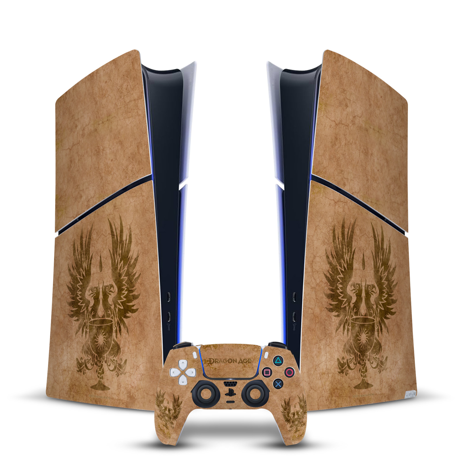 EA BIOWARE DRAGON AGE HERALDRY VINYL SKIN FOR PS5 SLIM DIGITAL EDITION BUNDLE