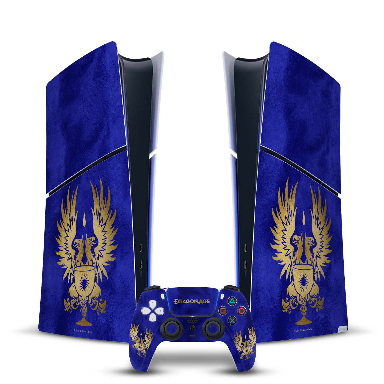 EA BIOWARE DRAGON AGE HERALDRY VINYL SKIN FOR PS5 SLIM DIGITAL EDITION BUNDLE