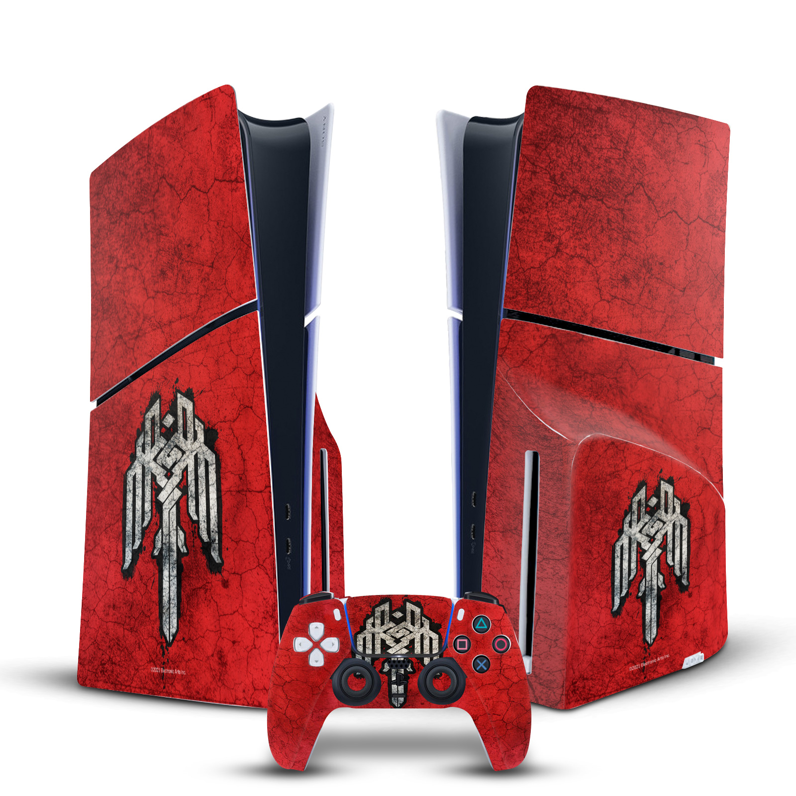 EA BIOWARE DRAGON AGE HERALDRY VINYL SKIN FOR SONY PS5 SLIM DISC EDITION BUNDLE