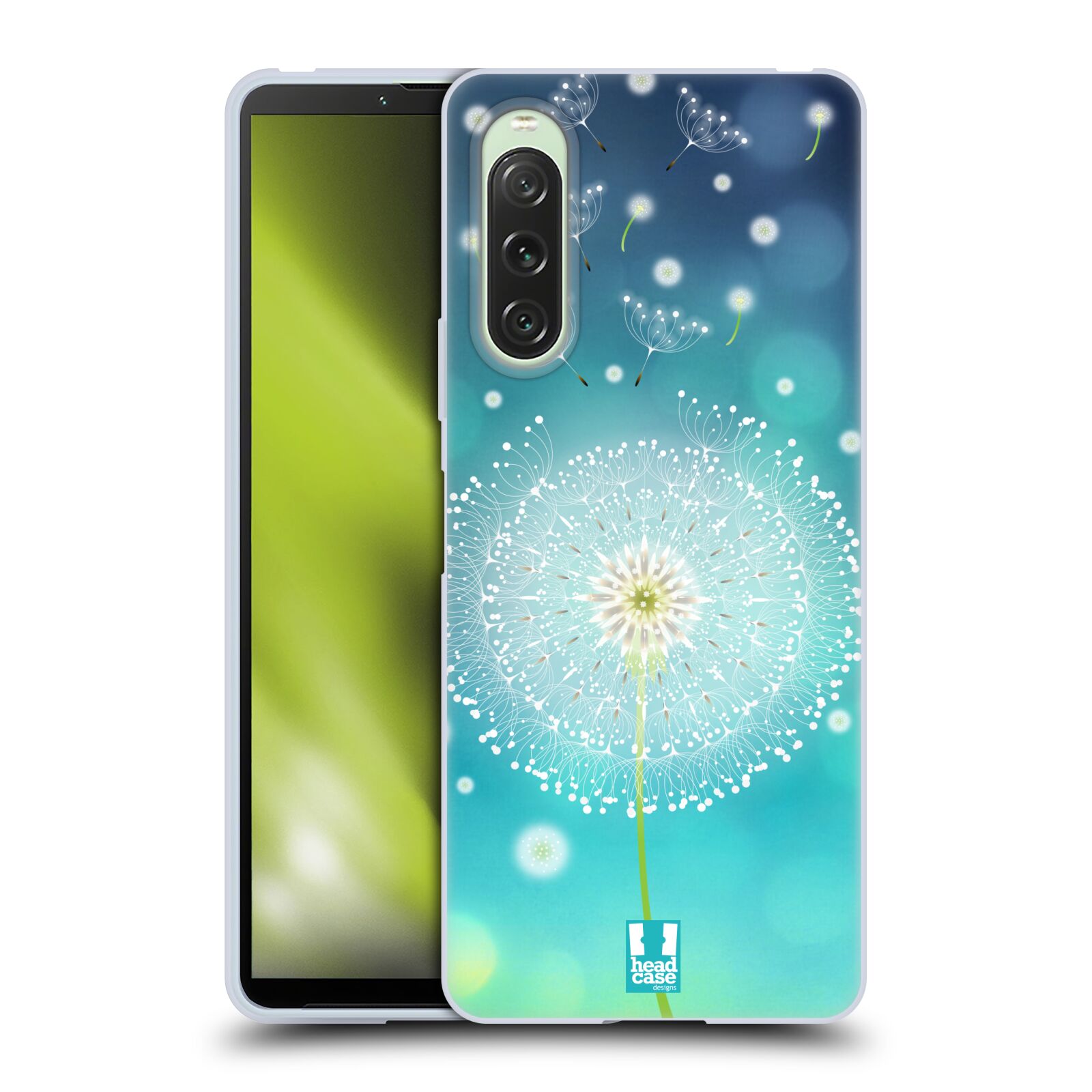 Silikonové pouzdro - Sony Xperia 10 V - Head Case - Rozlétaná pampeliška (Silikonový kryt, obal, pouzdro na mobilní telefon Sony Xperia 10 V s motivem Rozlétaná pampeliška)