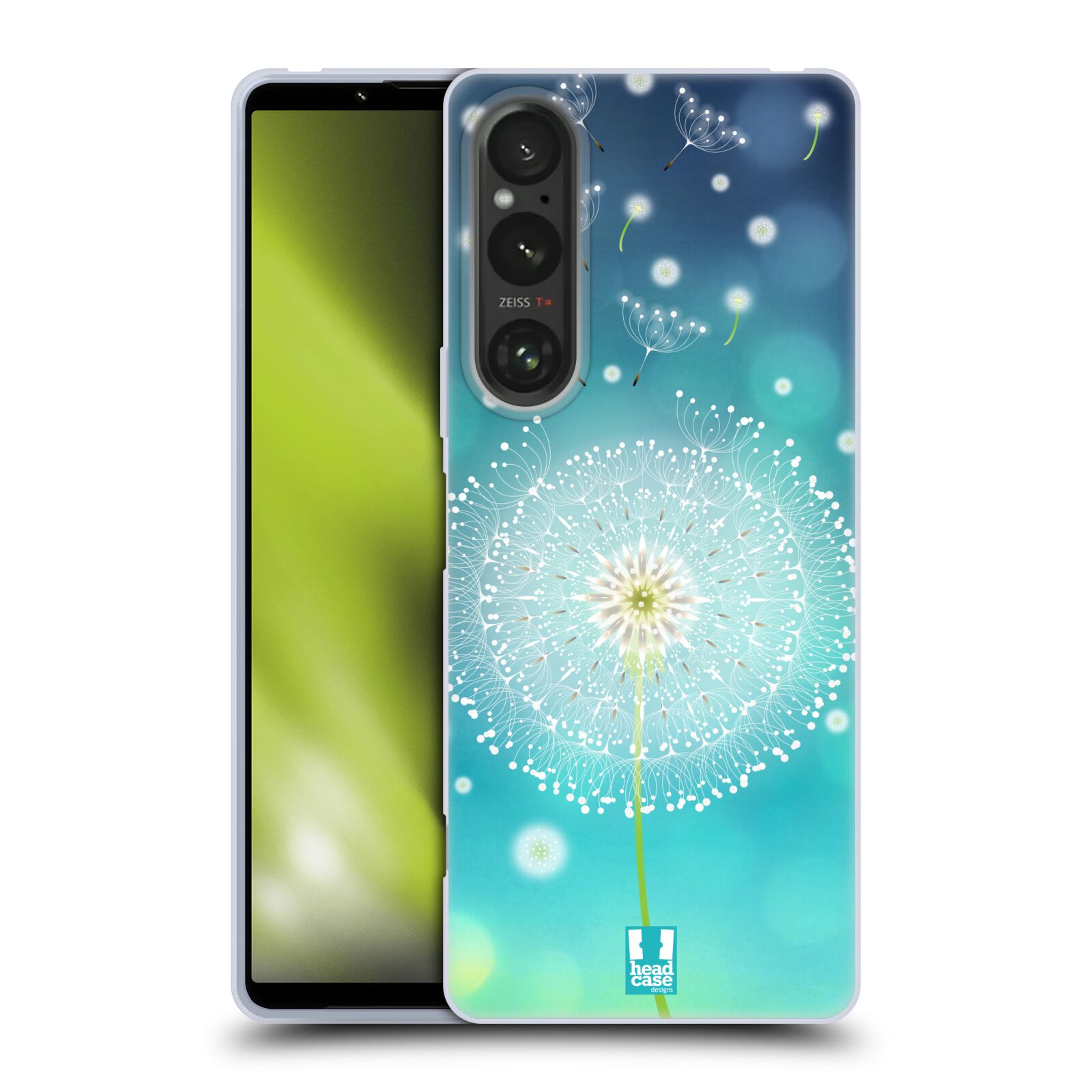 Silikonové pouzdro - Sony Xperia 1 V - Head Case - Rozlétaná pampeliška (Silikonový kryt, obal, pouzdro na mobilní telefon Sony Xperia 1 V s motivem Rozlétaná pampeliška)