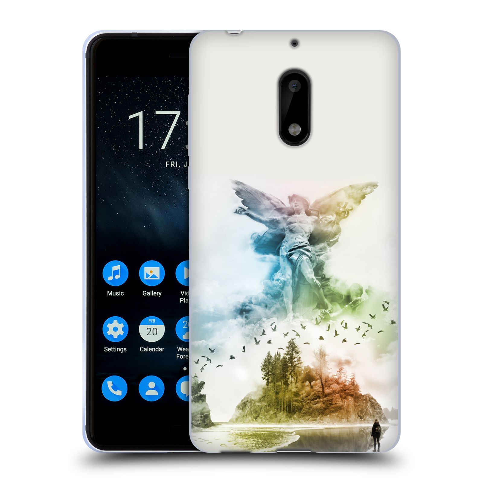 OFFICIAL DAVE LOBLAW FOREST & SPACE SOFT GEL CASE FOR NOKIA PHONES 1 - Picture 8 of 15