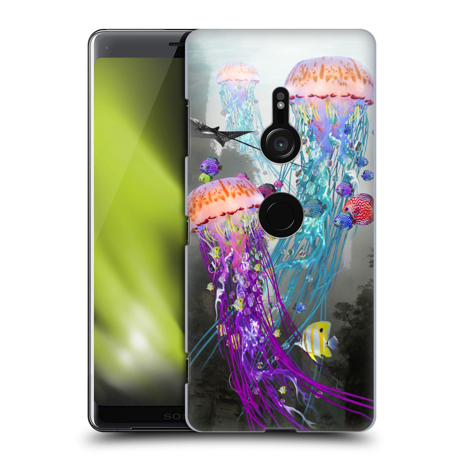 OFFICIAL DAVE LOBLAW JELLYFISH HARD BACK CASE FOR SONY PHONES 1 - Picture 8 of 8