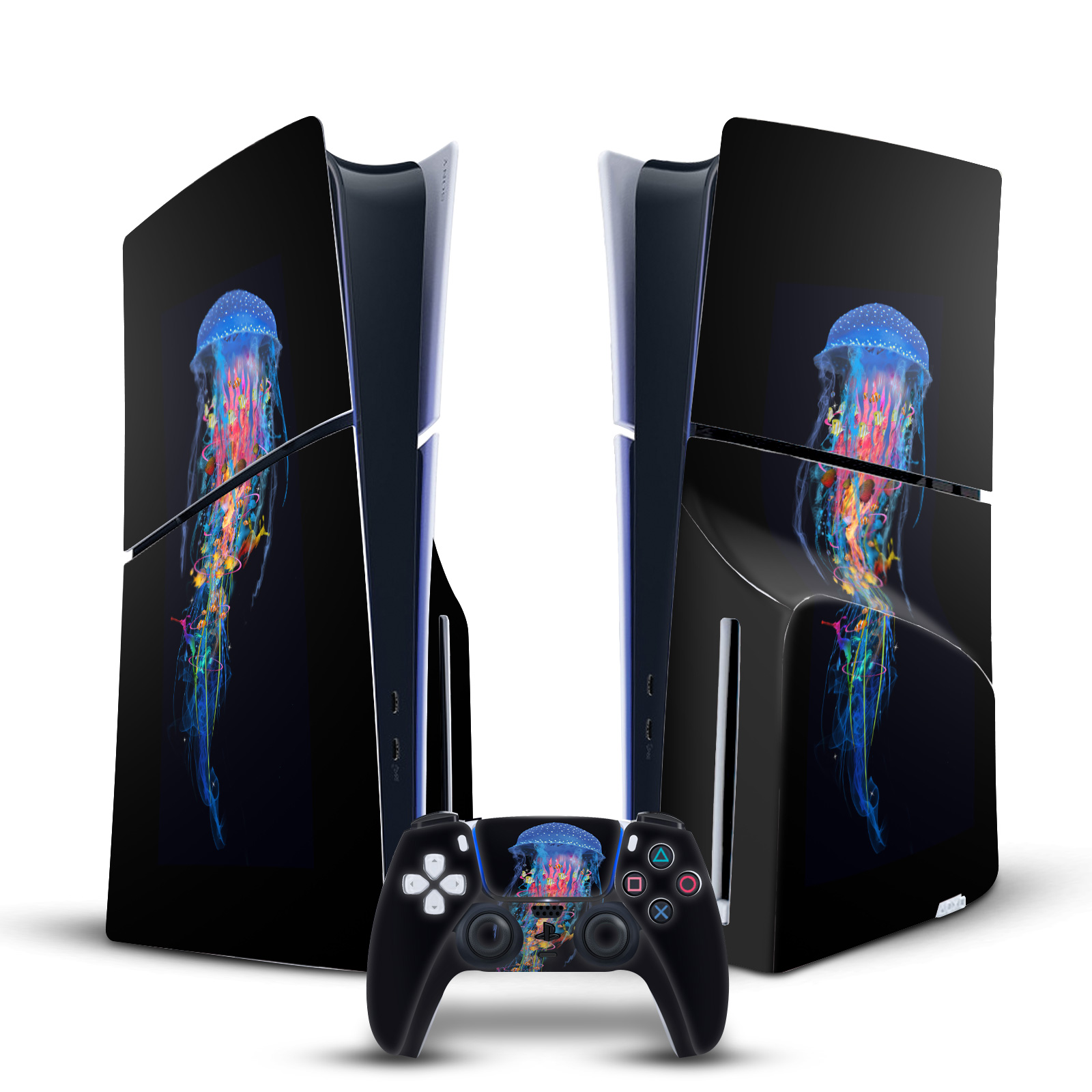 DAVE LOBLAW SEA 2 VINYL SKIN FOR SONY PS5 SLIM DISC CONSOLE & CONTROLLER