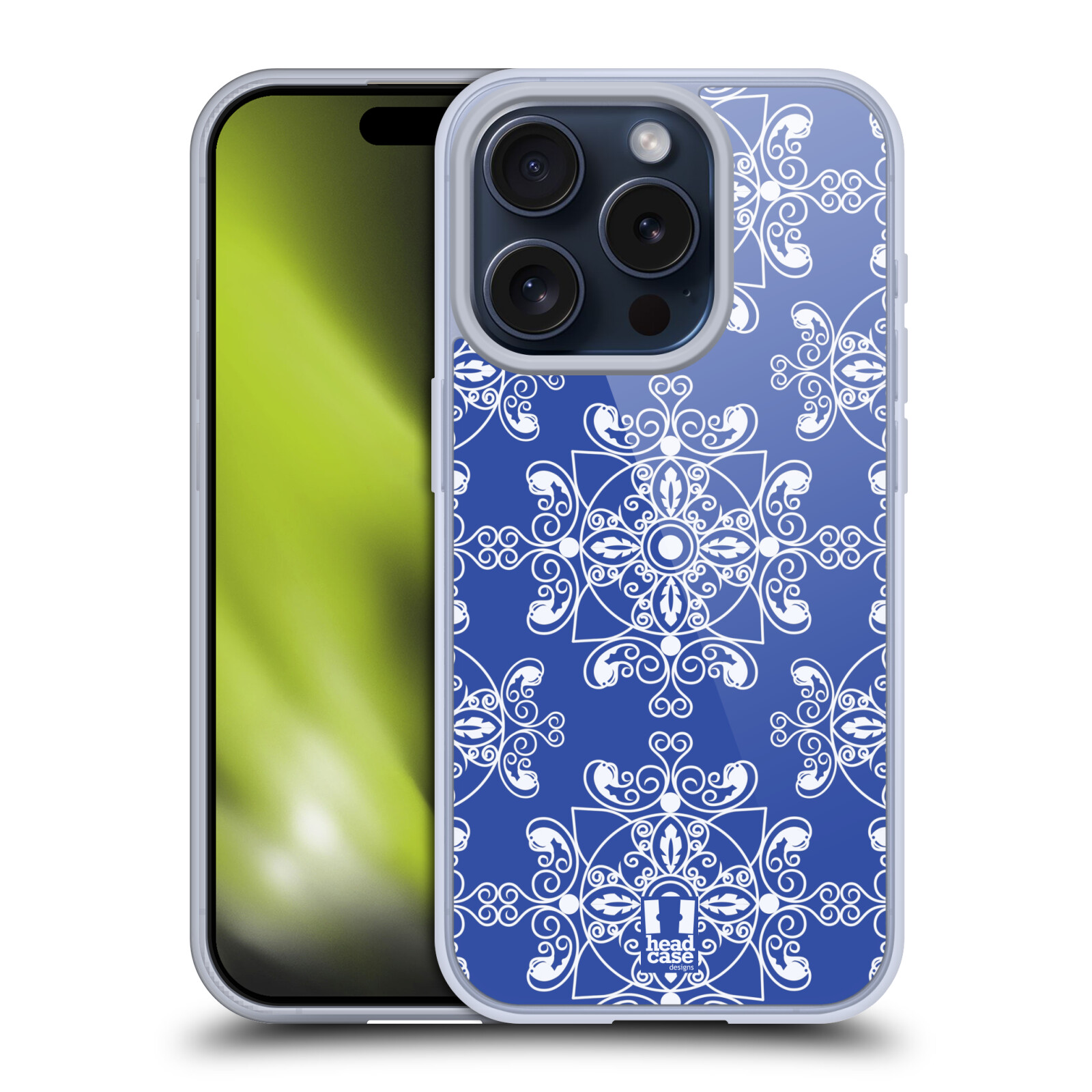 HEAD CASE DESIGNS DAZZLING BLUE PATTERN SOFT GEL CASE FOR APPLE iPHONE PHONES - Picture 9 of 15