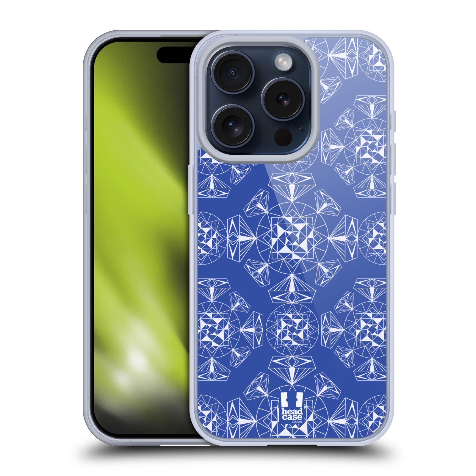 HEAD CASE DESIGNS DAZZLING BLUE PATTERN SOFT GEL CASE FOR APPLE iPHONE PHONES - Picture 10 of 15
