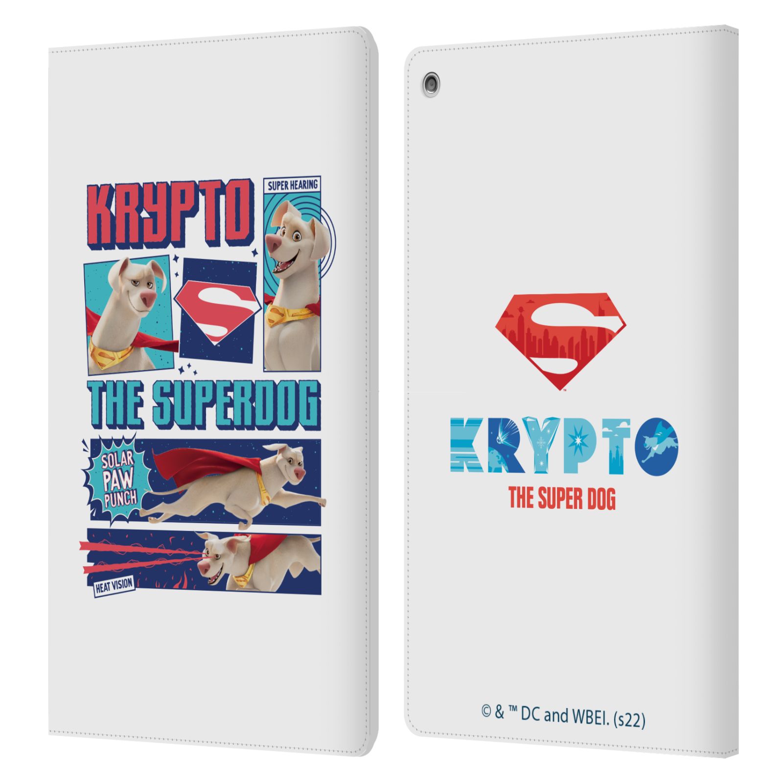 OFFICIAL DC LEAGUE OF SUPER PETS GRAPHICS LEATHER BOOK CASE FOR AMAZON FIRE - Picture 12 of 15