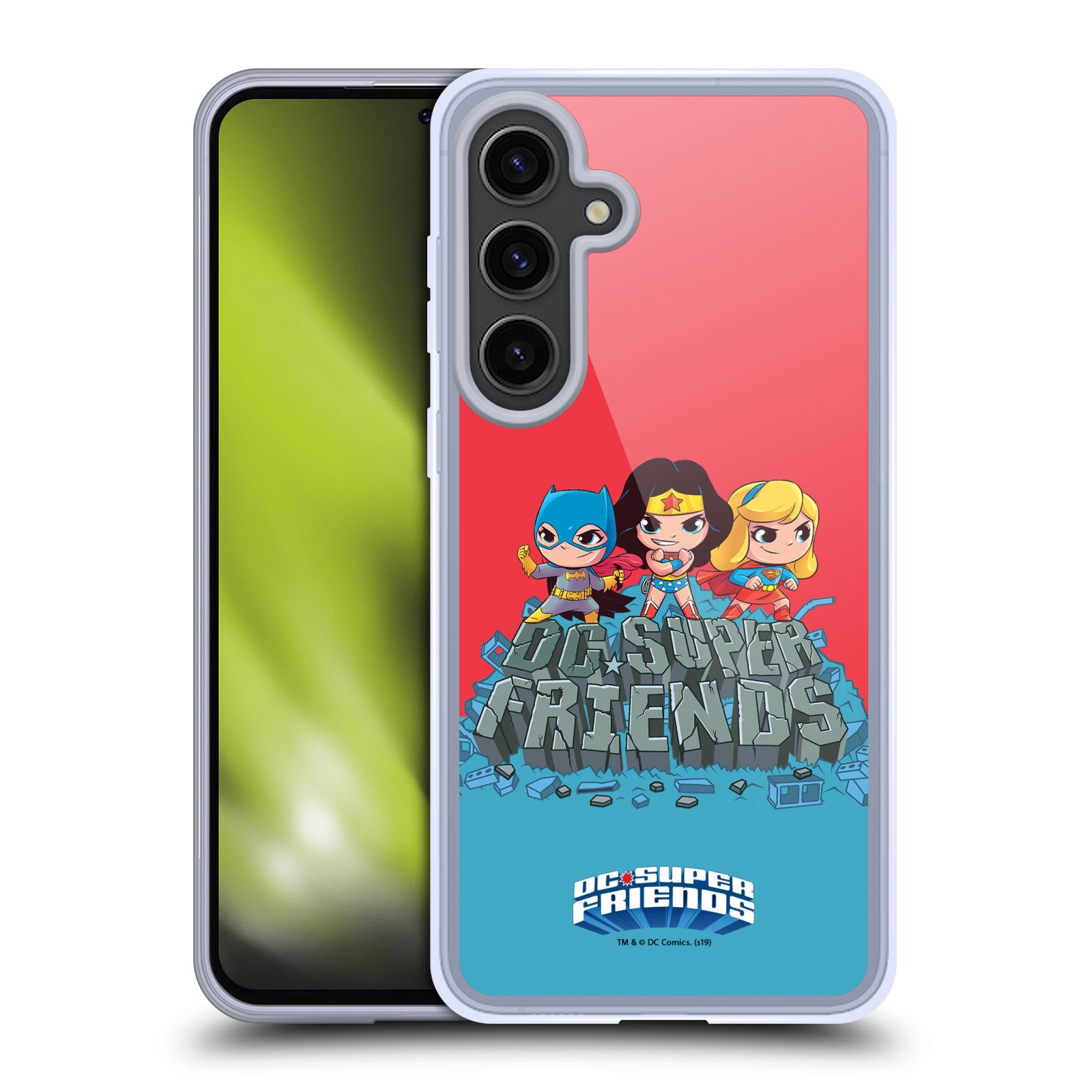 SUPER FRIENDS DC COMICS TODDLER COMPOSED ART GEL CASE COMPATIBLE SAMSUNG/MAGSAFE