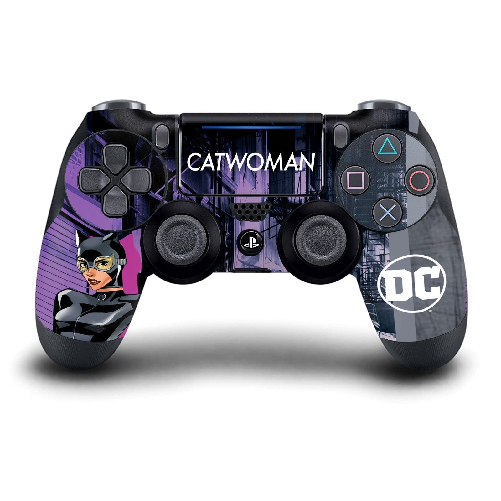 OFFICIAL DC WOMEN CORE COMPOSITIONS VINYL SKIN DECAL FOR DUALSHOCK 4 CONTROLLER