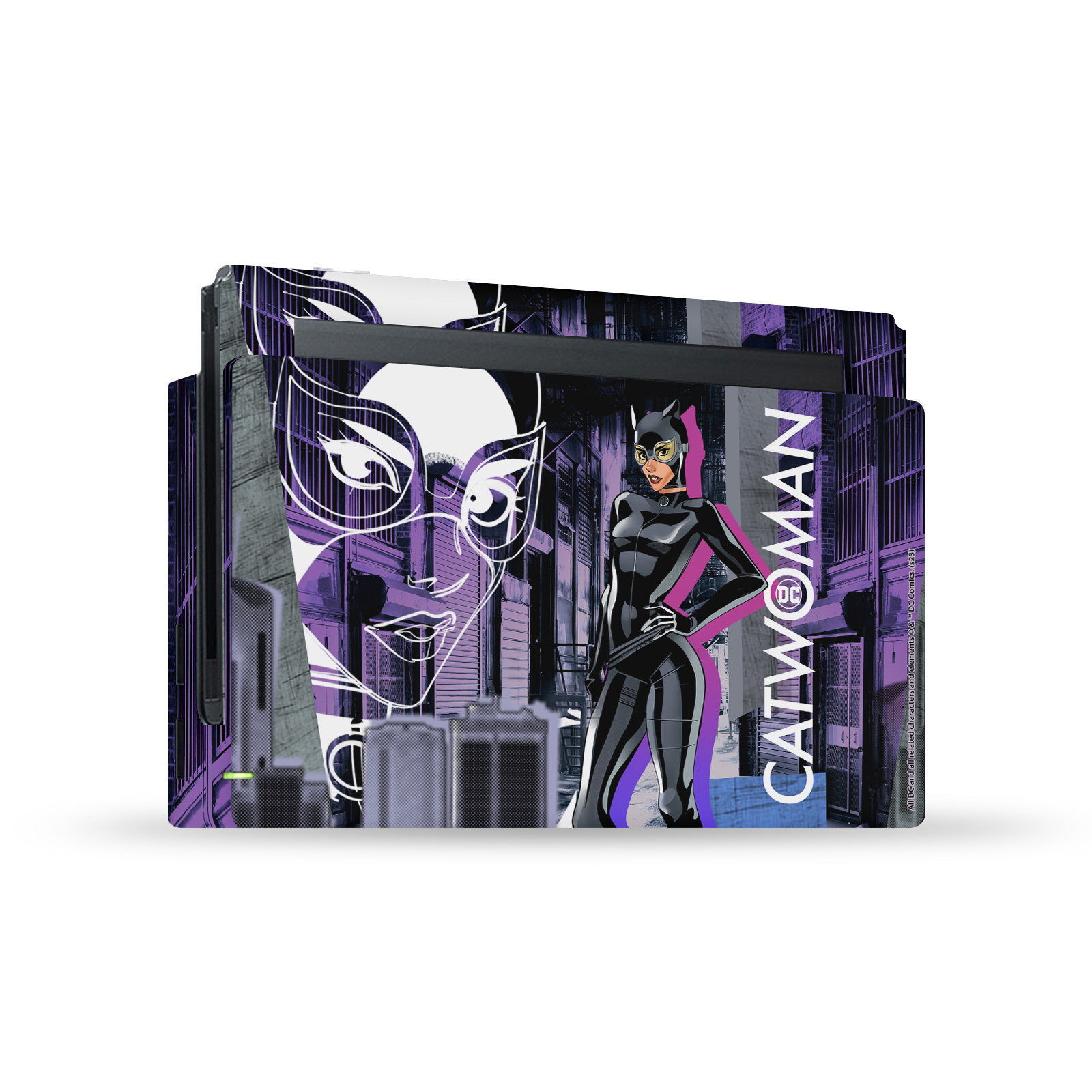 DC WOMEN CORE COMPOSITIONS VINYL SKIN DECAL FOR NINTENDO SWITCH CONSOLE & DOCK
