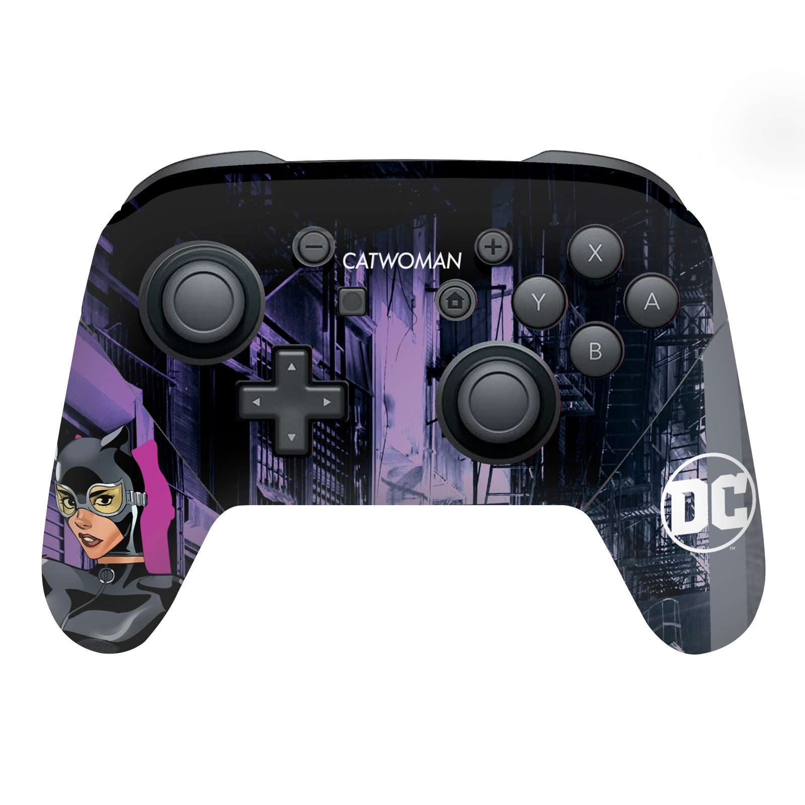 DC WOMEN CORE COMPOSITIONS VINYL SKIN DECAL FOR NINTENDO SWITCH PRO CONTROLLER