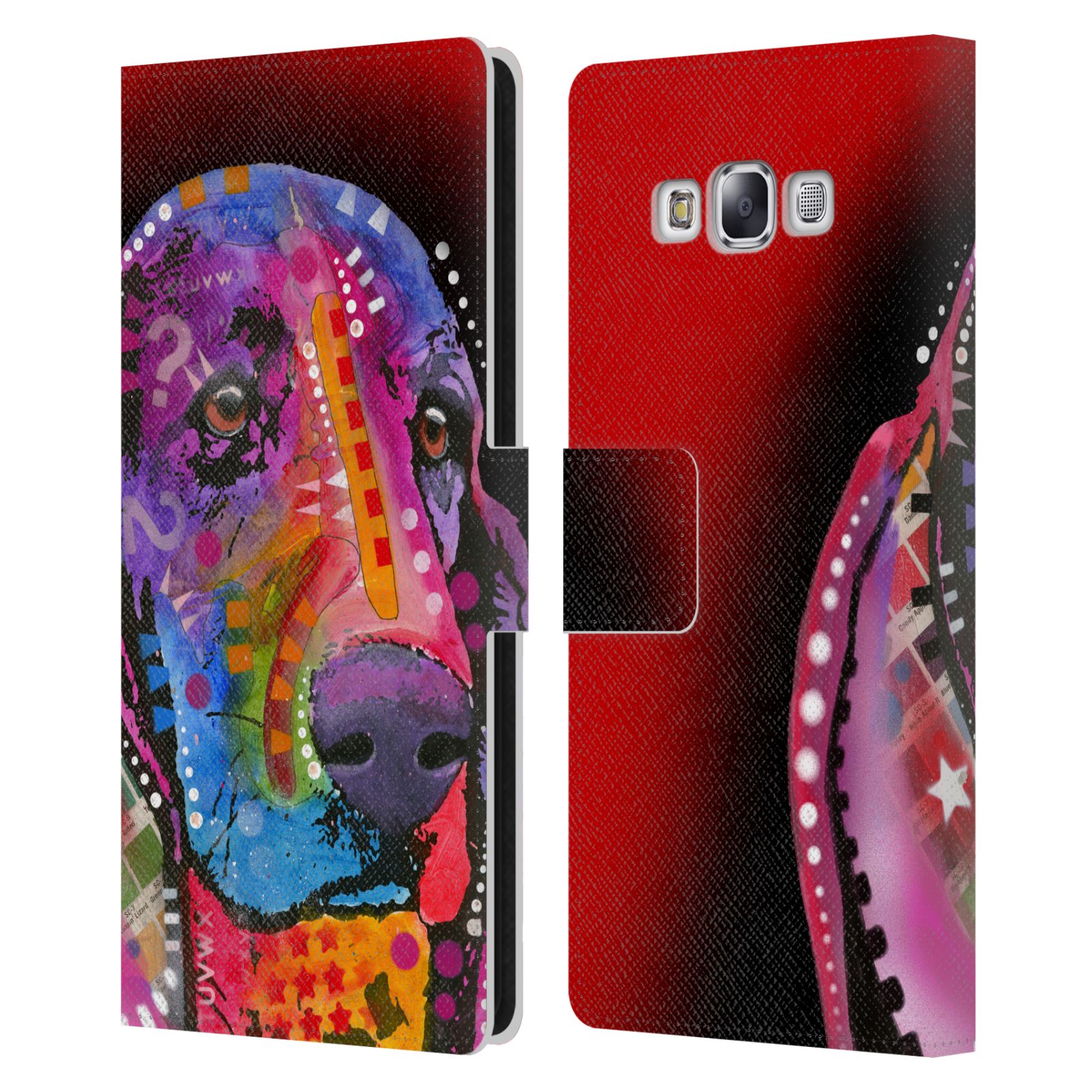 OFFICIAL DEAN RUSSO DOGS LEATHER BOOK WALLET CASE COVER FOR SAMSUNG PHONES 3 - Picture 7 of 18