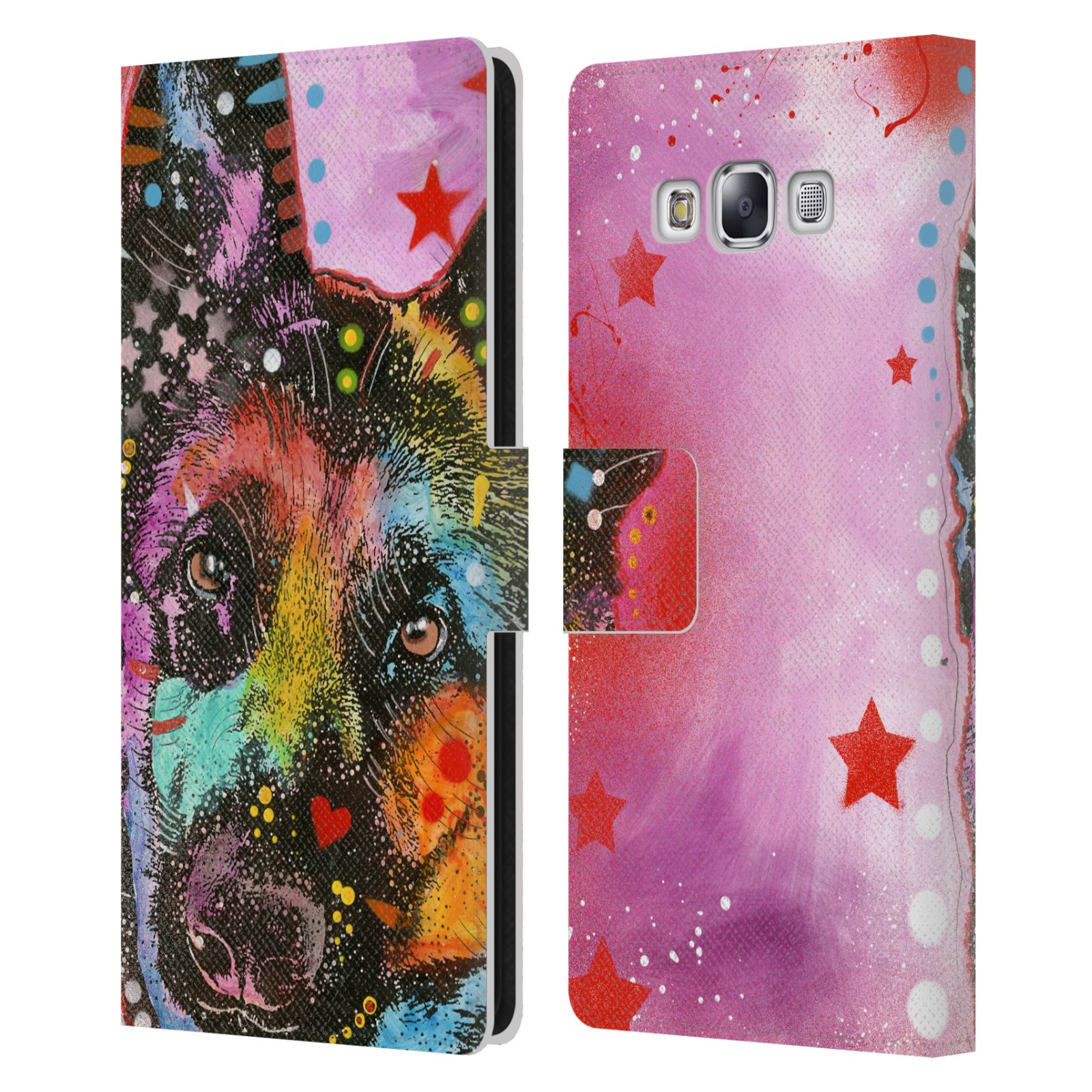 OFFICIAL DEAN RUSSO DOGS LEATHER BOOK WALLET CASE COVER FOR SAMSUNG PHONES 3 - Picture 10 of 18
