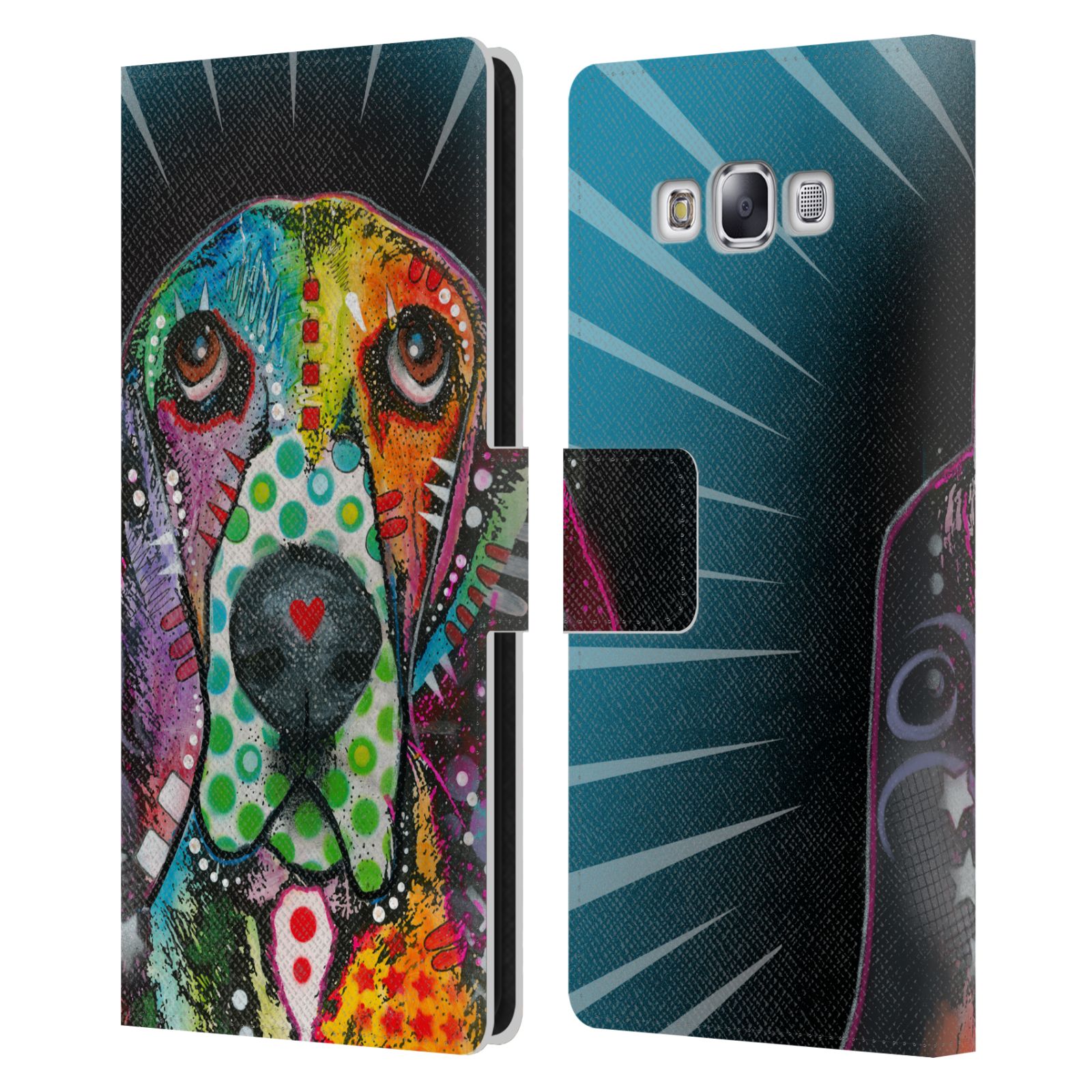 OFFICIAL DEAN RUSSO DOGS LEATHER BOOK WALLET CASE COVER FOR SAMSUNG PHONES 3 - Picture 11 of 18