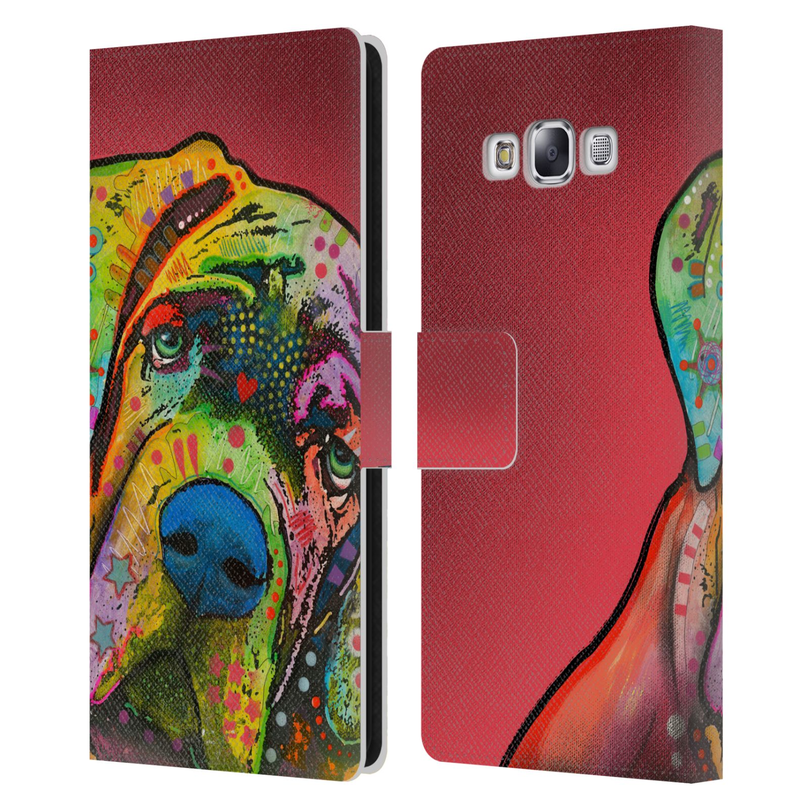 OFFICIAL DEAN RUSSO DOGS LEATHER BOOK WALLET CASE COVER FOR SAMSUNG PHONES 3 - Picture 14 of 18