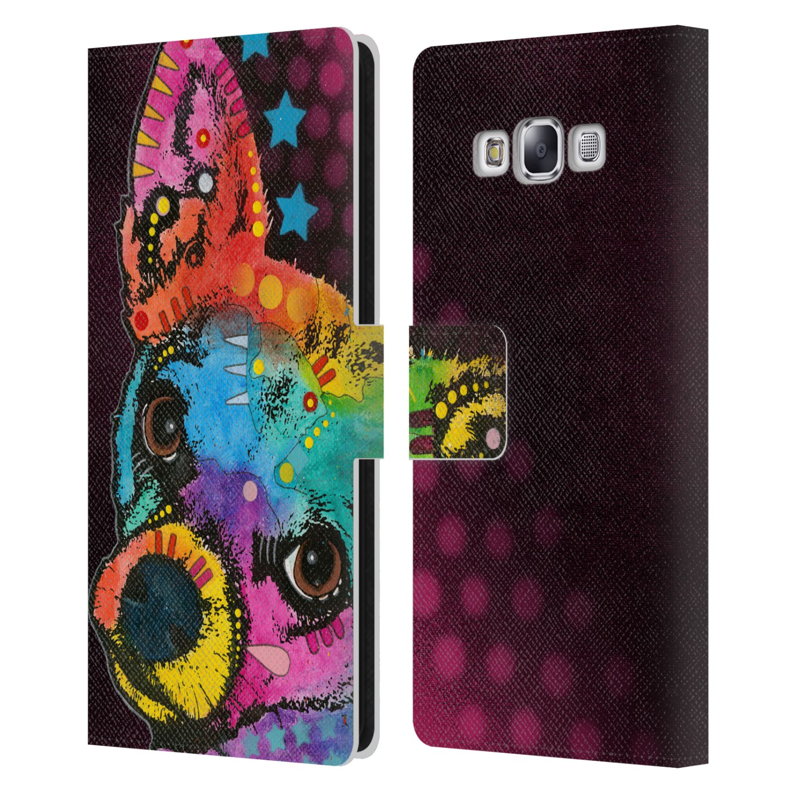 OFFICIAL DEAN RUSSO DOGS LEATHER BOOK WALLET CASE COVER FOR SAMSUNG PHONES 3 - Picture 16 of 18