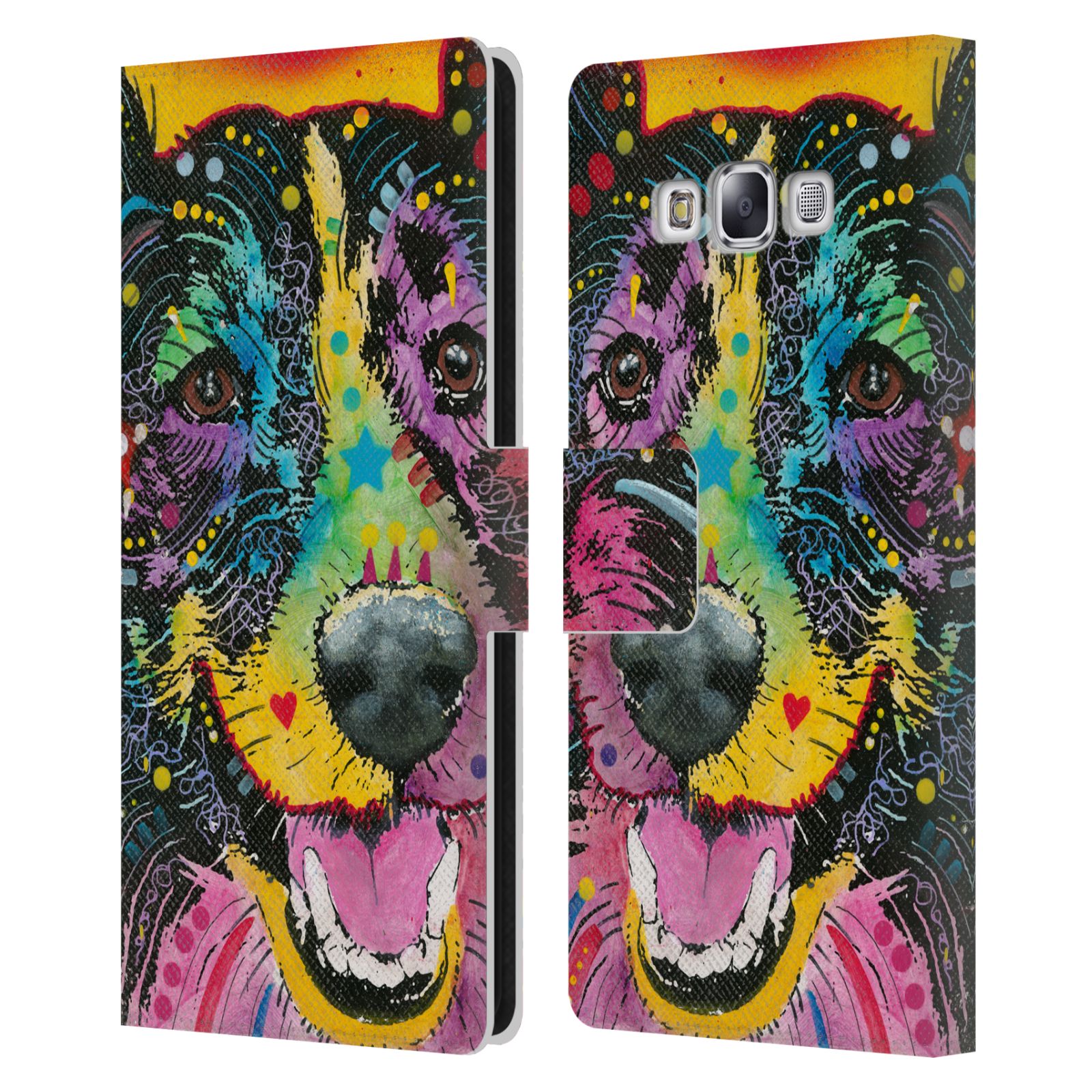 OFFICIAL DEAN RUSSO DOGS LEATHER BOOK WALLET CASE COVER FOR SAMSUNG PHONES 3 - Picture 17 of 18