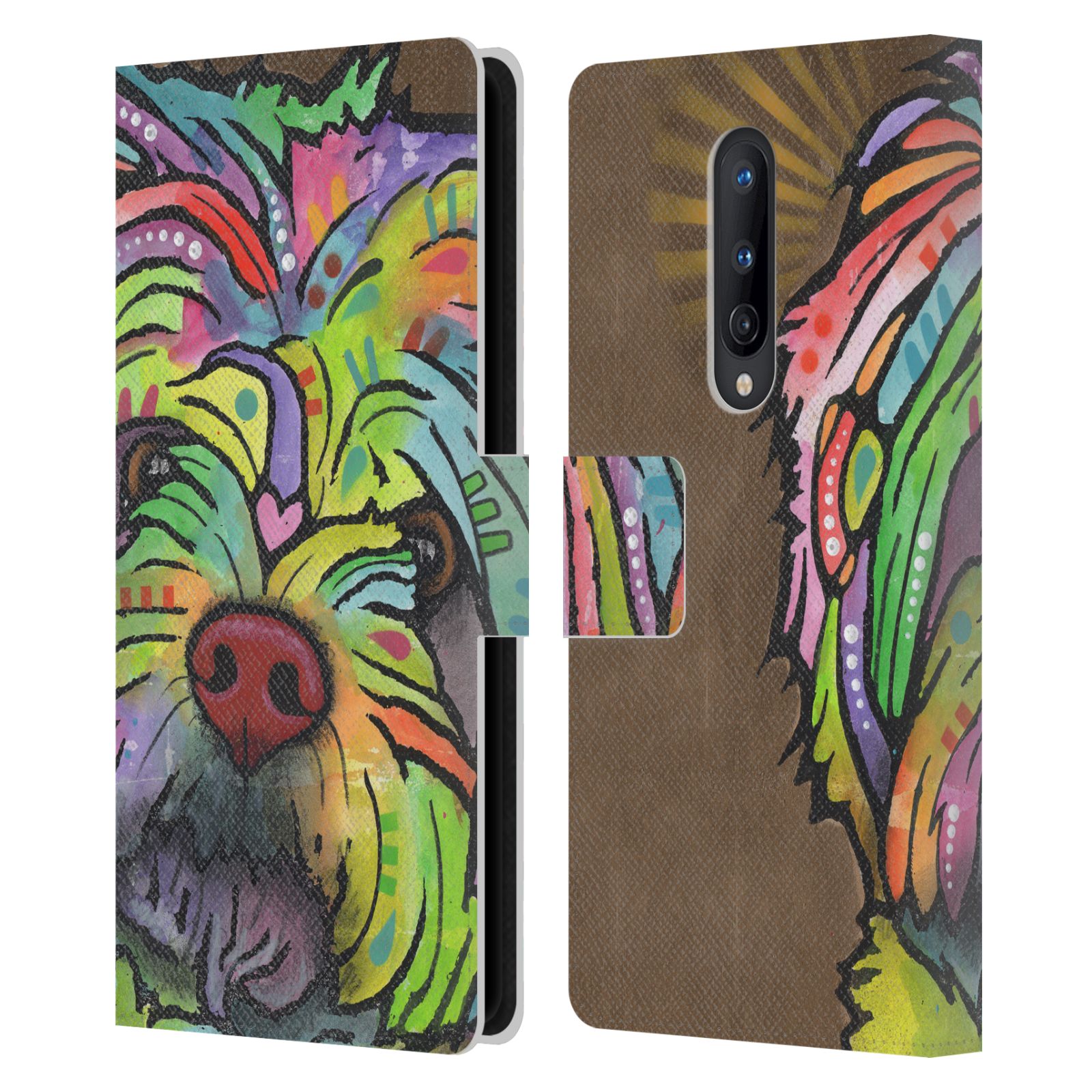 OFFICIAL DEAN RUSSO DOGS 3 LEATHER BOOK WALLET CASE COVER FOR ONEPLUS PHONES - Picture 7 of 22