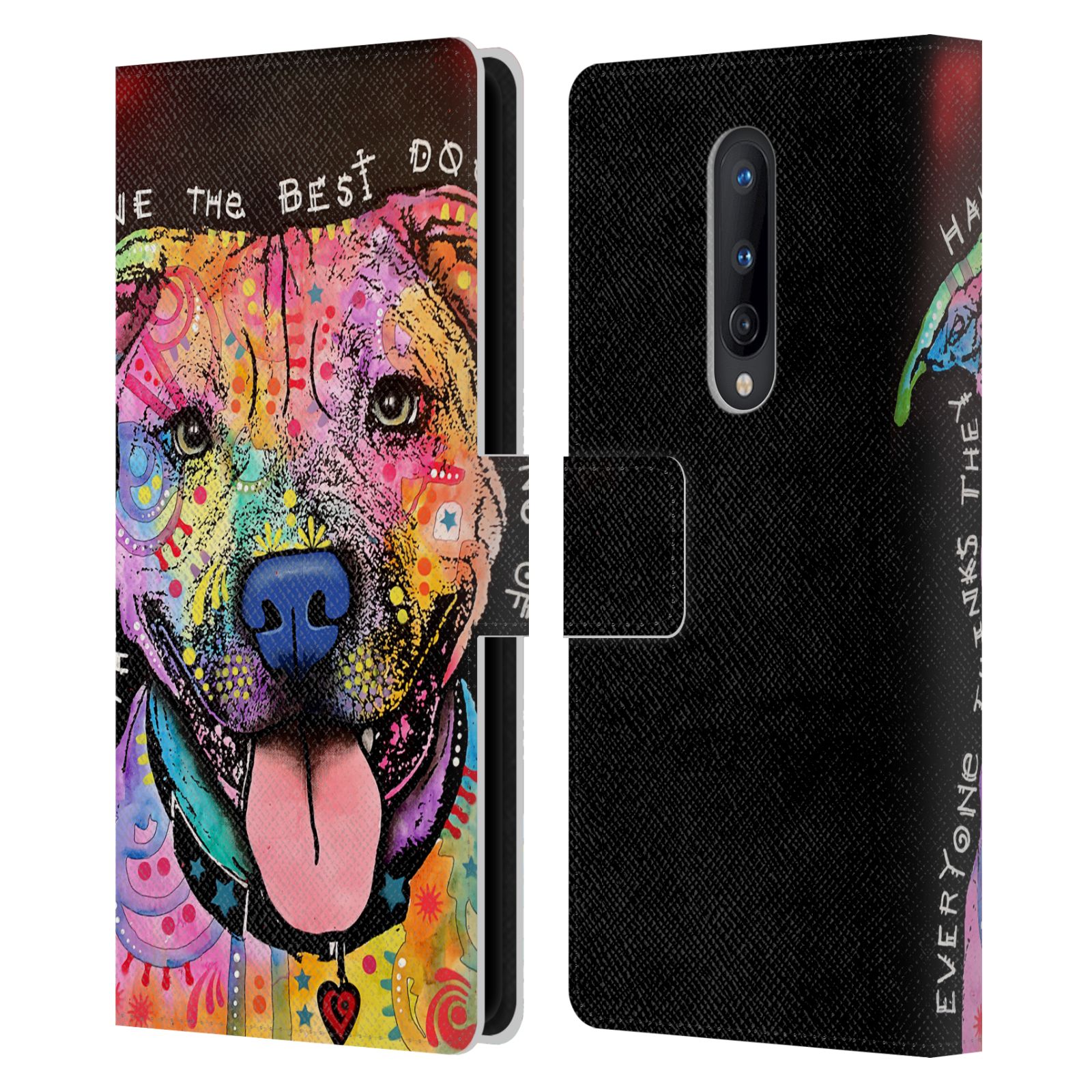 OFFICIAL DEAN RUSSO DOGS 3 LEATHER BOOK WALLET CASE COVER FOR ONEPLUS PHONES - Picture 8 of 22
