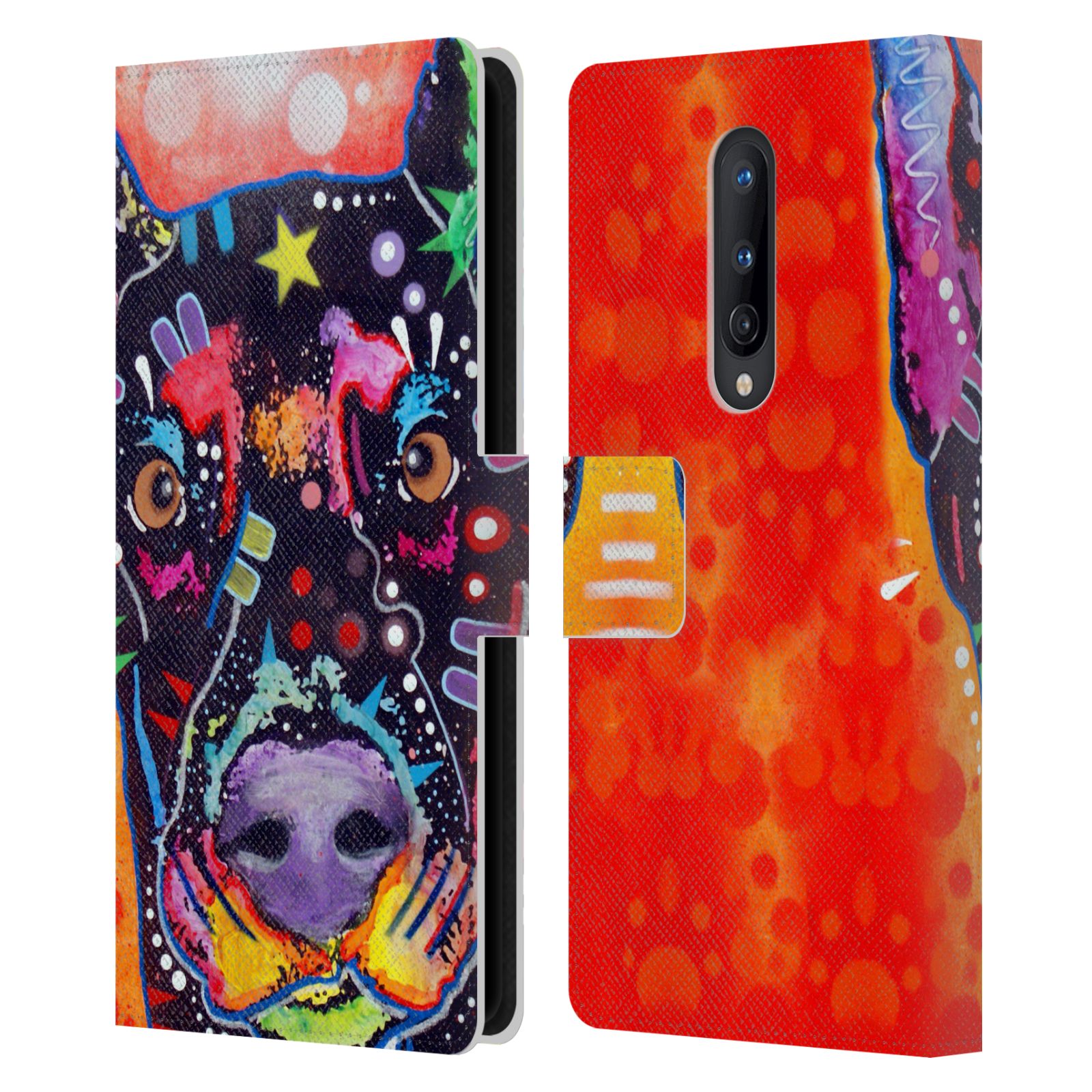 OFFICIAL DEAN RUSSO DOGS 3 LEATHER BOOK WALLET CASE COVER FOR ONEPLUS PHONES - Picture 11 of 22