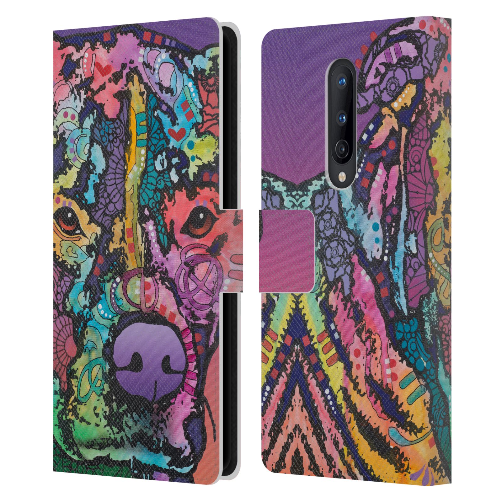 OFFICIAL DEAN RUSSO DOGS 3 LEATHER BOOK WALLET CASE COVER FOR ONEPLUS PHONES - Picture 13 of 22