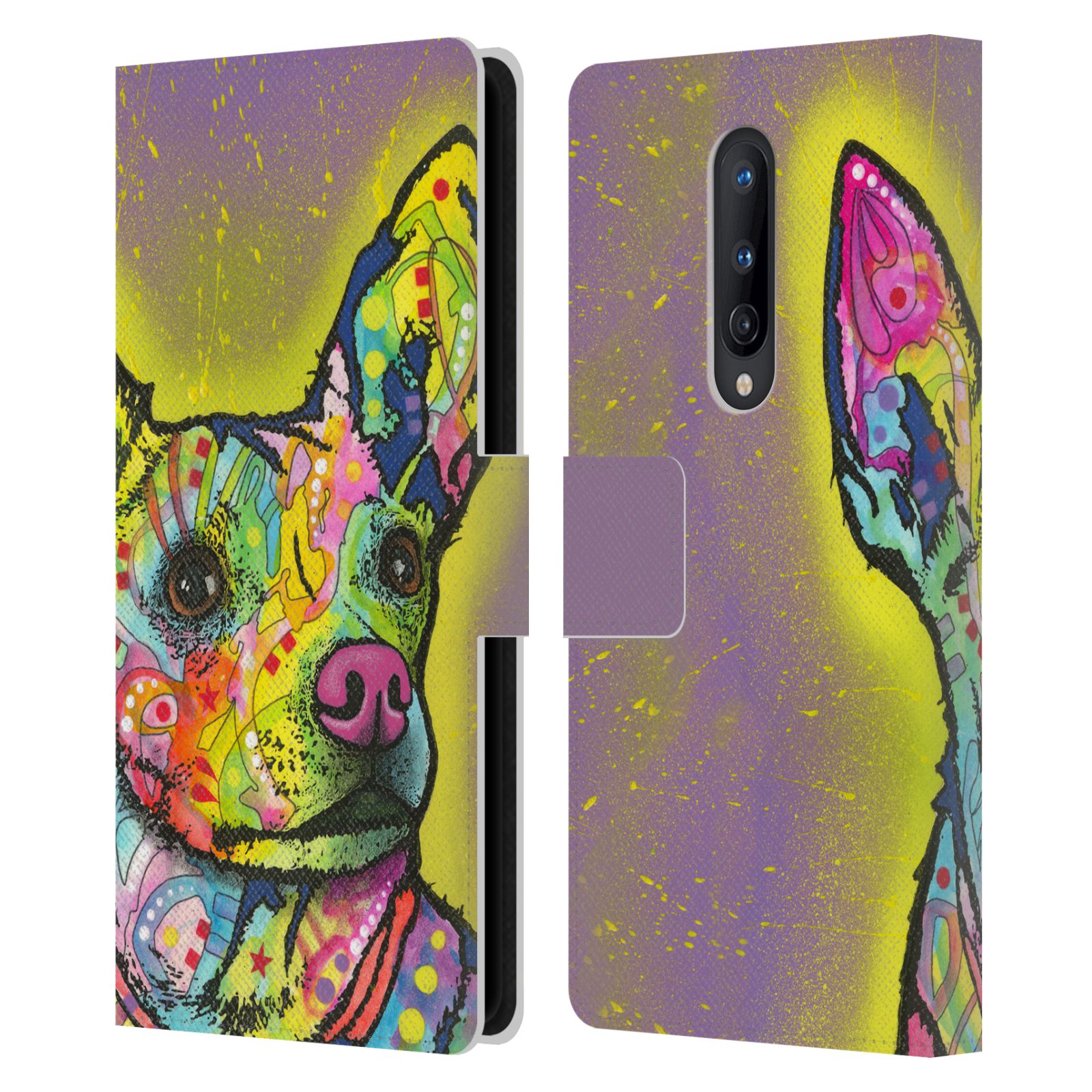 OFFICIAL DEAN RUSSO DOGS 3 LEATHER BOOK WALLET CASE COVER FOR ONEPLUS PHONES - Picture 14 of 22
