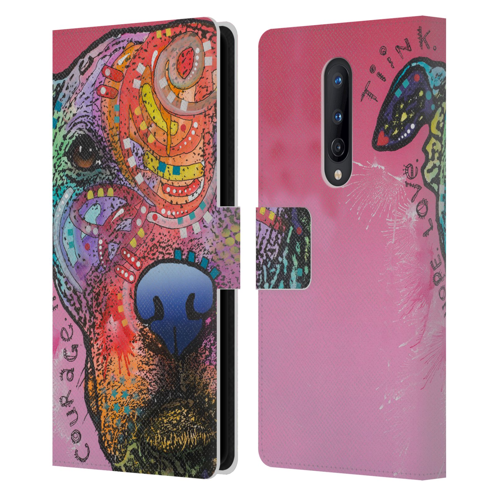 OFFICIAL DEAN RUSSO DOGS 3 LEATHER BOOK WALLET CASE COVER FOR ONEPLUS PHONES - Picture 20 of 22