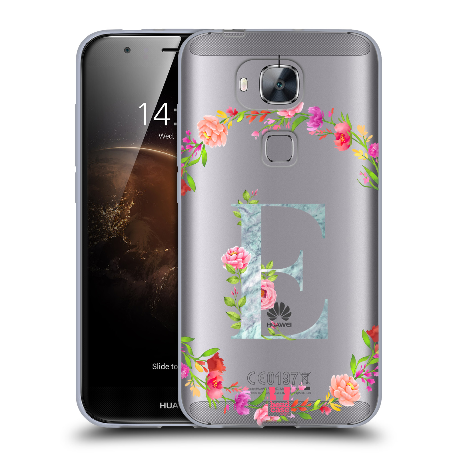 HEAD CASE DESIGNS DECORATIVE INITIALS GEL CASE & WALLPAPER FOR HUAWEI PHONES 2 - Picture 13 of 21