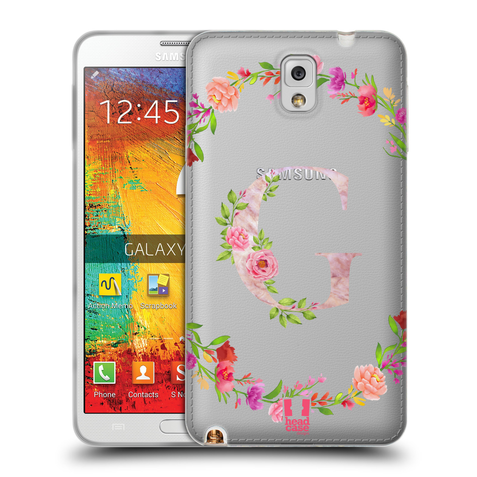 HEAD CASE DECORATIVE INITIALS SOFT GEL CASE FOR SAMSUNG PHONES 2 - Picture 14 of 20