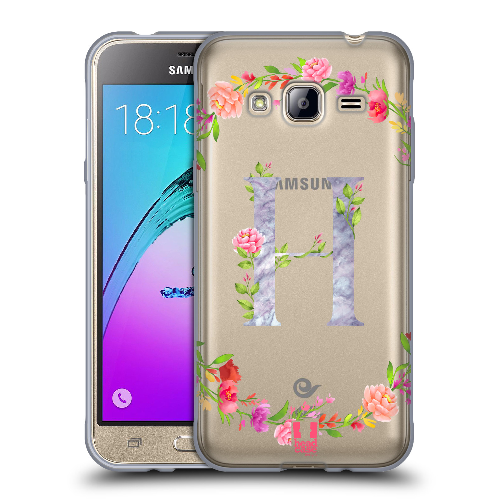 HEAD CASE DESIGNS DECORATIVE INITIALS GEL CASE & WALLPAPER FOR SAMSUNG PHONES 3 - Picture 15 of 20
